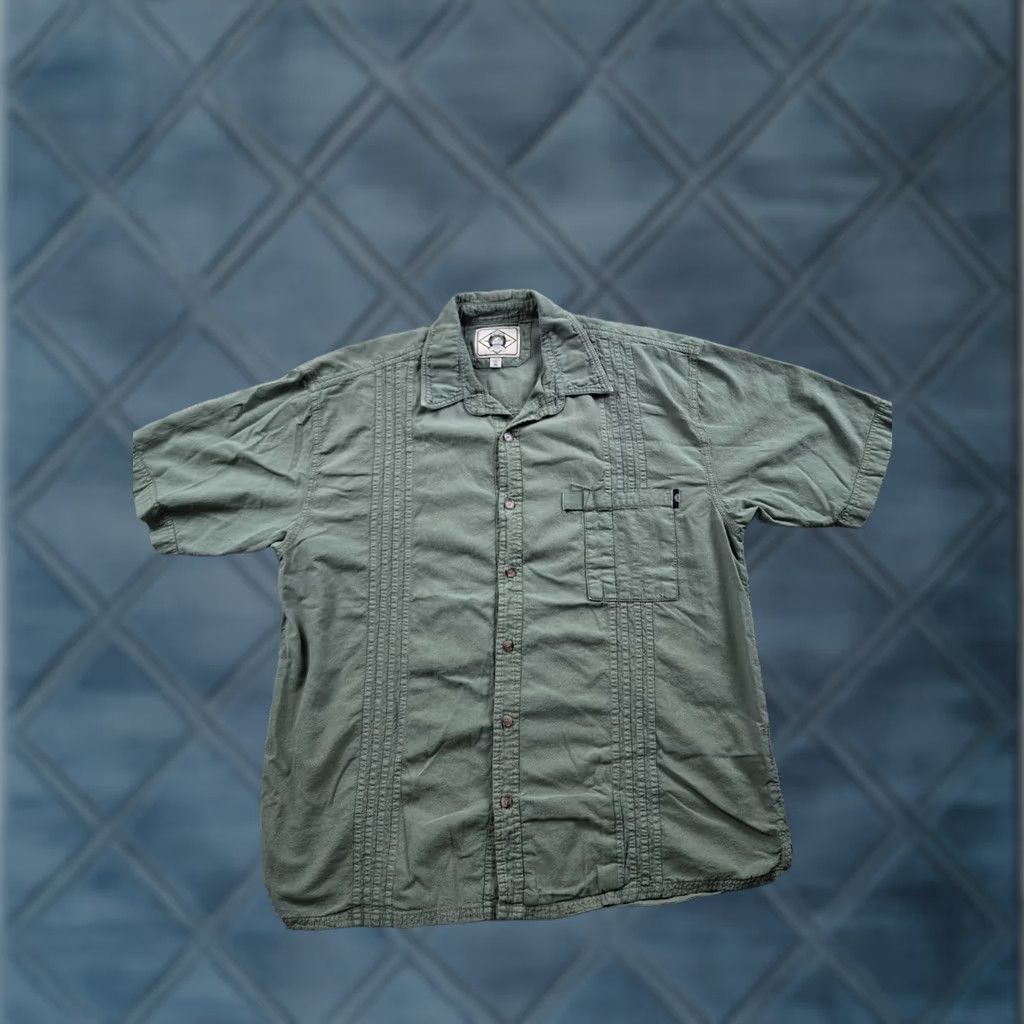 Scully Scully Shirt Mens XL Green Cotton Button Up Casual Pocket Outdoor Western Shirt Size US XL / EU 56 / 4 - 1 Thumbnail
