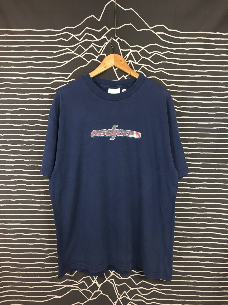 Rap Tees Vtg ESDJCO Rave DJ House Electronic Hip Hop Logo Tee Size US XL / EU 56 / 4 - 1 Thumbnail