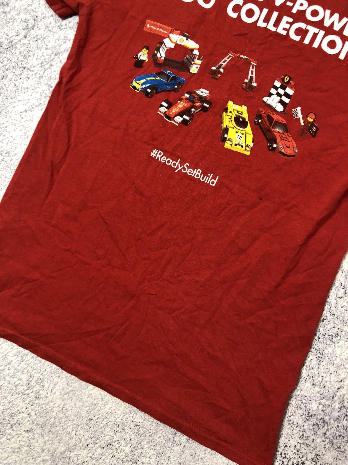 LEGO Vintage Mens t-shirt Lego V-Power F1 nascar Ferrari Size US S / EU 44-46 / 1 - 11 Thumbnail