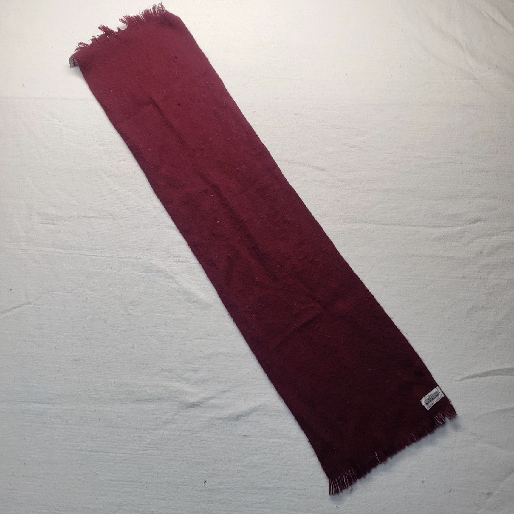 Vintage VINTAGE East Hollow Road Scarf Adult Red Knit Plaid Women's Size ONE SIZE - 5 Thumbnail