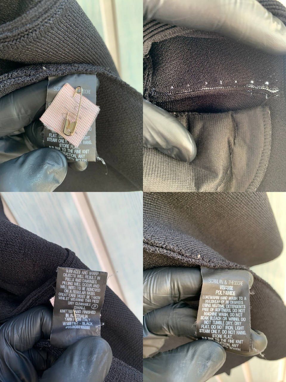 Designer × Scanlan Theodore Scanlan Theodore Black Crepe Knit Viscose & Polyamide Jacket Size S / US 4 / IT 40 - 23 Thumbnail