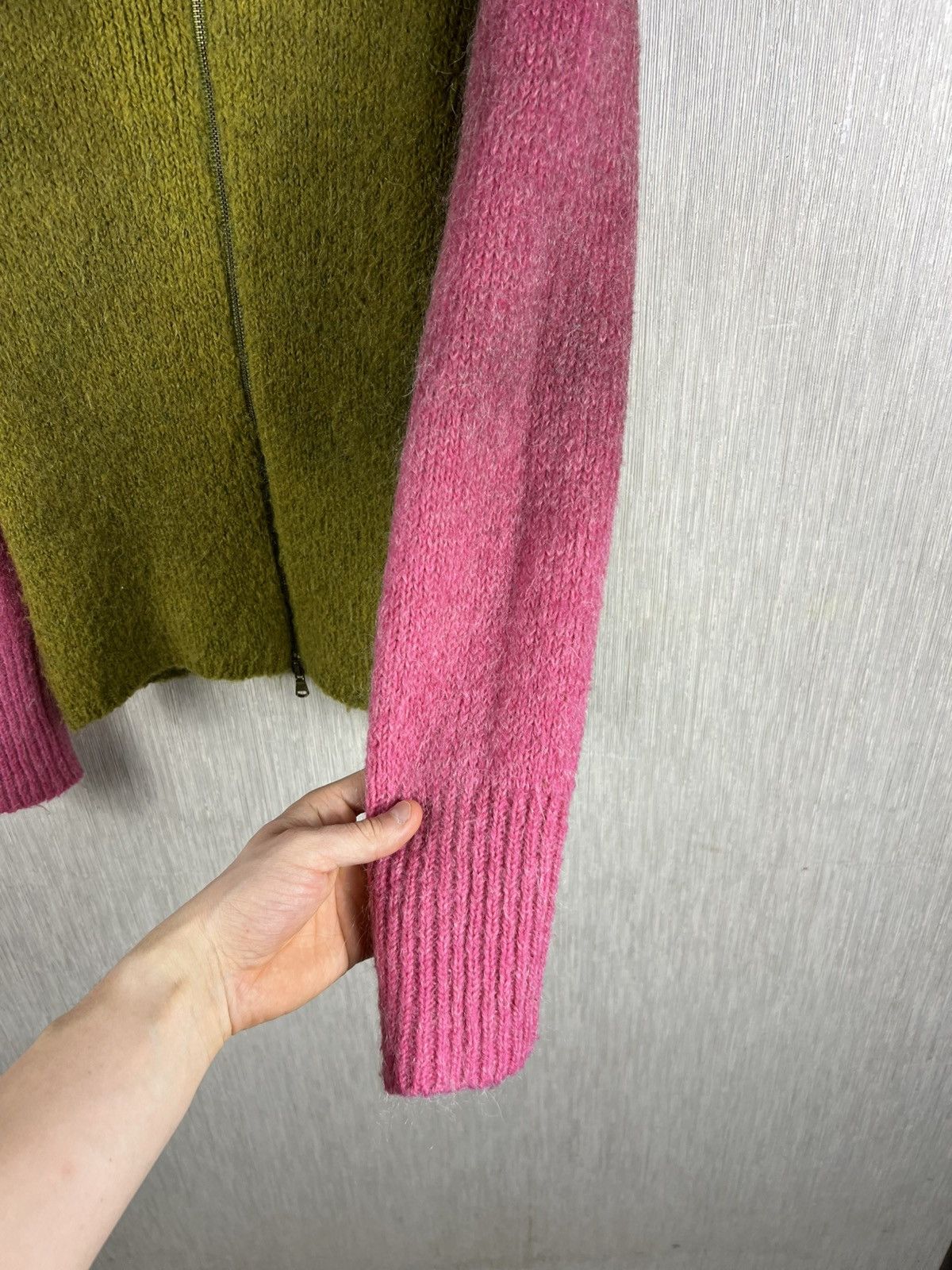 Vintage Vintage 90s einstein prog prod mohair cardigan sweater knit Size S / US 4 / IT 40 - 11 Thumbnail