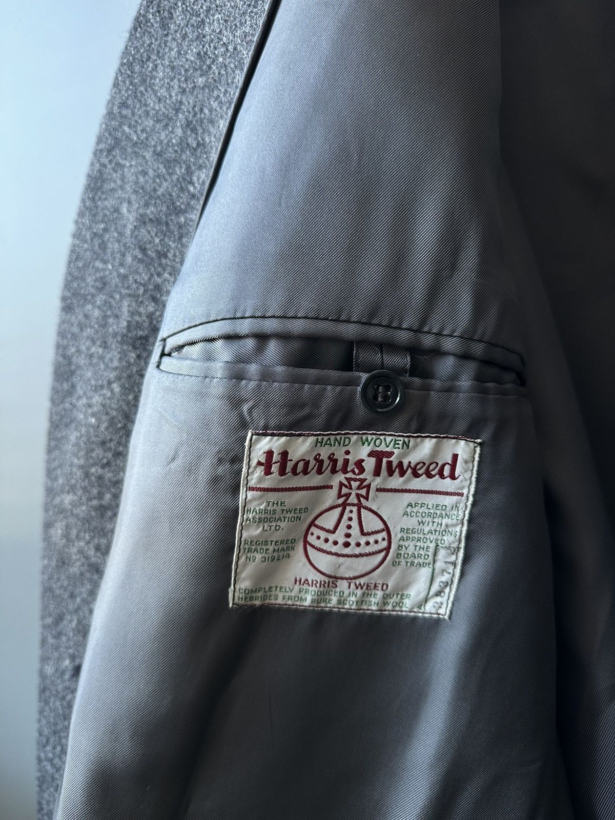 Harris Tweed Frey Harris Tweed Heavy Wool Coat Size US XL / EU 56 / 4 - 5 Thumbnail