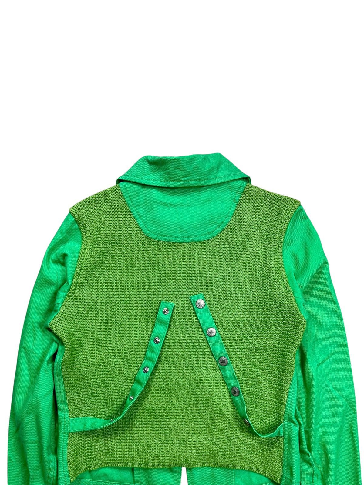 20471120 1980s Ozone Community - Cyber Green Work Jacket Size US M / EU 48-50 / 2 - 10 Thumbnail