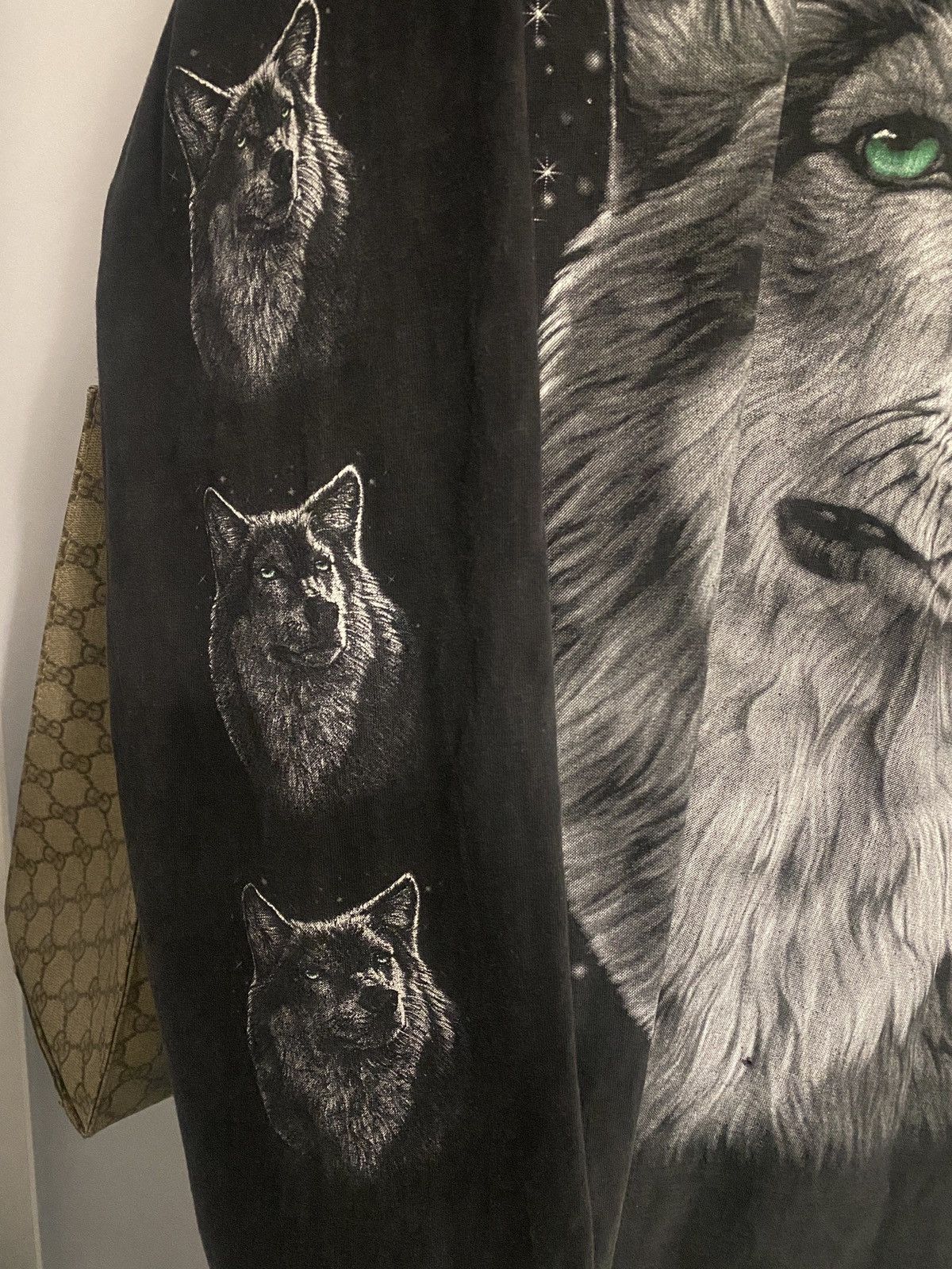Other Animal wolf fullprint aop longsleve streetwear hoodie Size US L / EU 52-54 / 3 - 6 Thumbnail