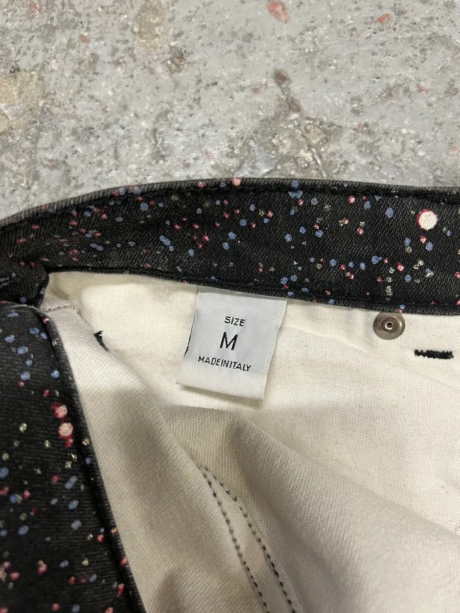 Designer × Roberto Cavalli × Vintage 2000s Roberto Cavalli Red Galaxy Expansion Embellished Pants Size 28" / US 6 / IT 42 - 10 Thumbnail