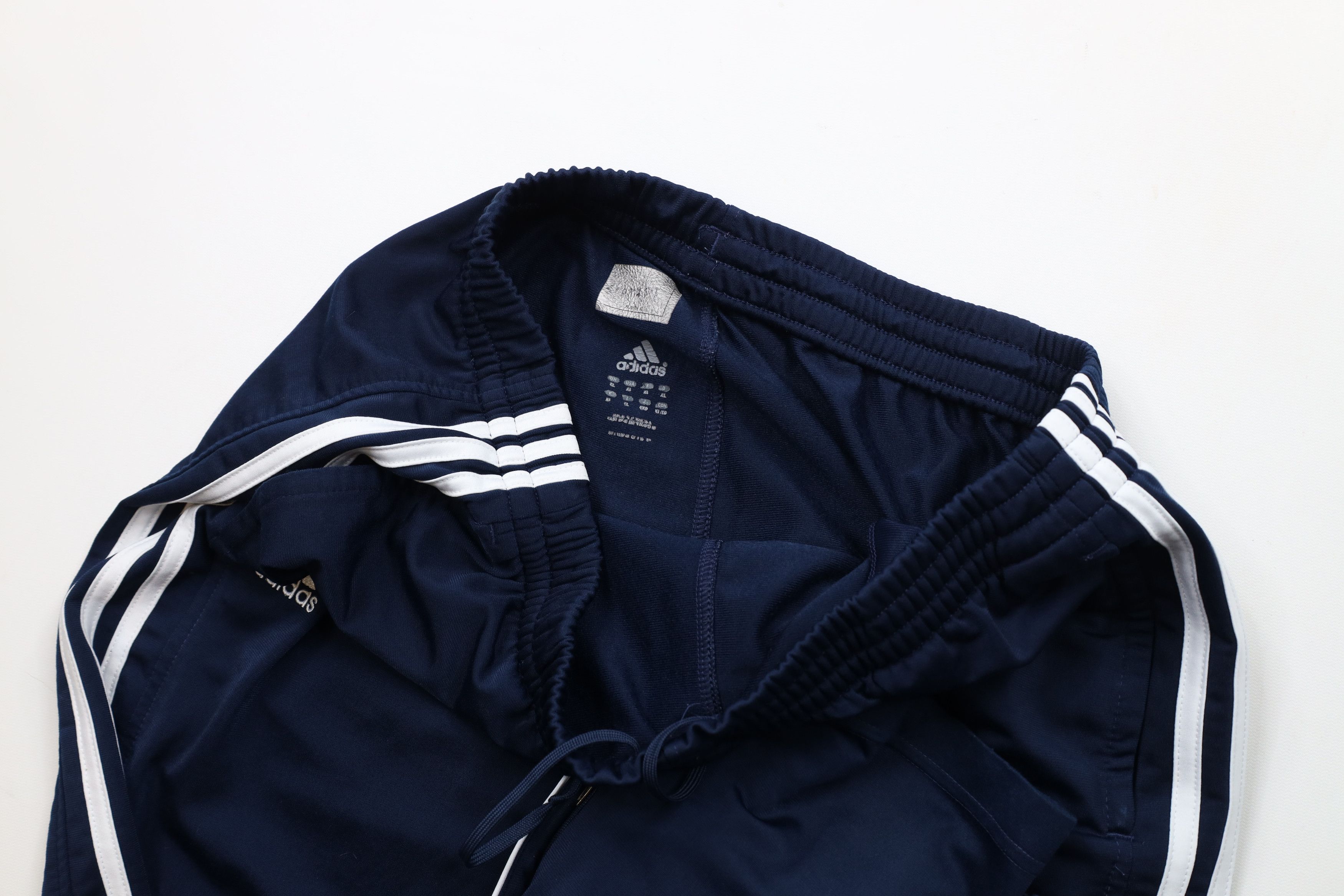 Adidas × Vintage Vintage Y2K Adidas Striped Spell Wide Leg Sweatpants Blue Size US 38 / EU 54 - 7 Thumbnail