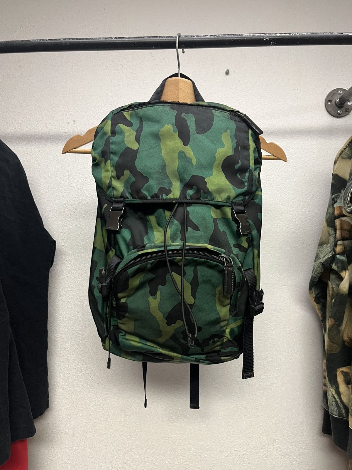 Prada Prada Tessuto Camo Nylon Bag Size ONE SIZE - 1 Thumbnail