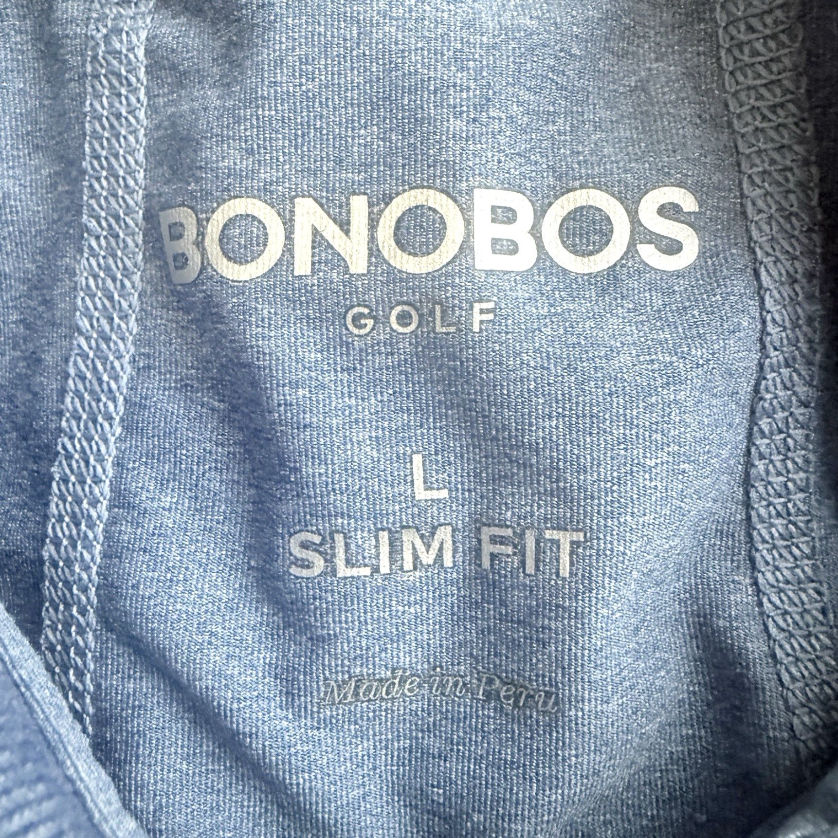 Bonobos Bonobos Slim Fit Blue Casual Polo Shirt Mens L Size US L / EU 52-54 / 3 - 4 Thumbnail