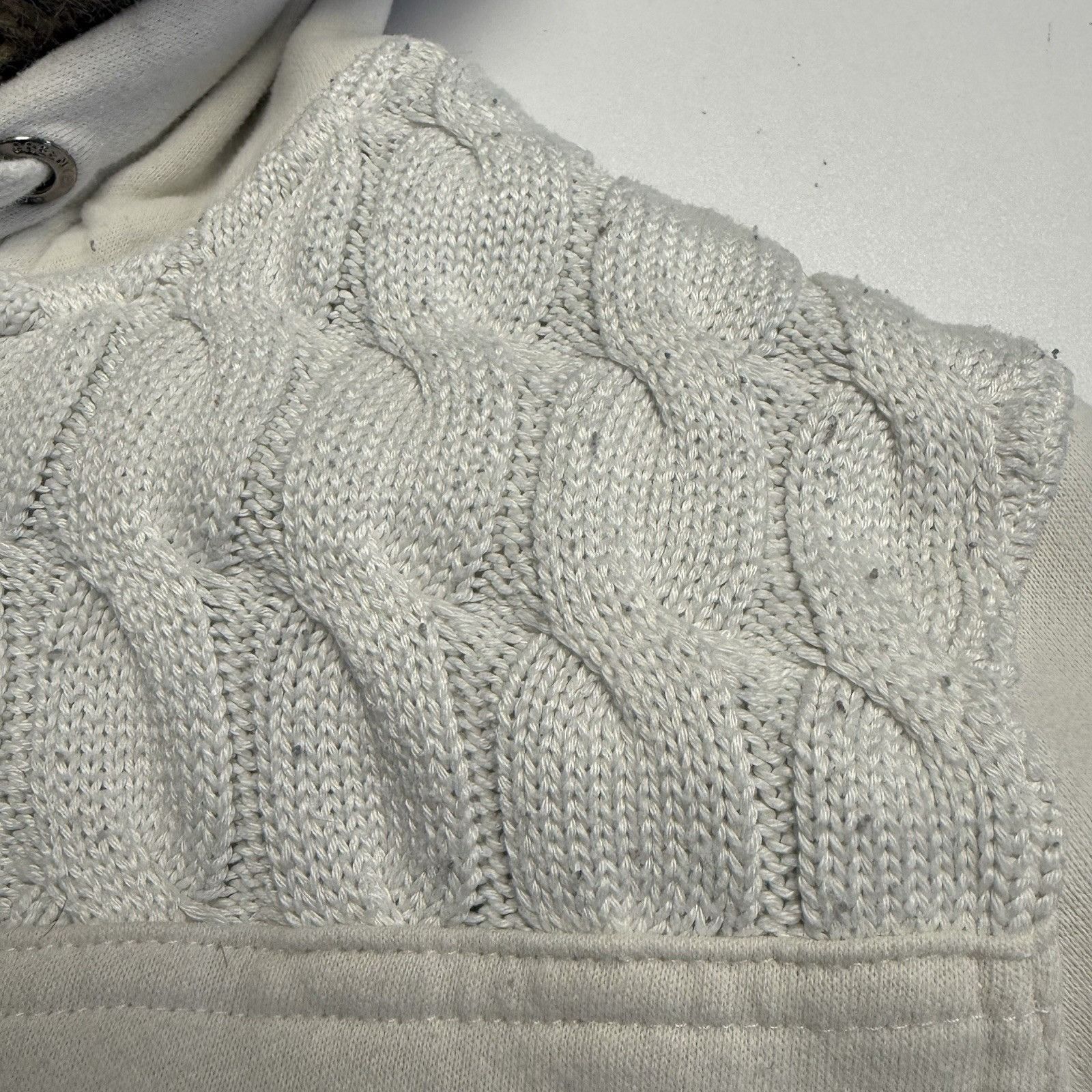 Vintage Green Tea Hoodie Sweatshirt Womens XL 24x24 White Full ZIp F Size XL / US 12-14 / IT 48-50 - 6 Thumbnail