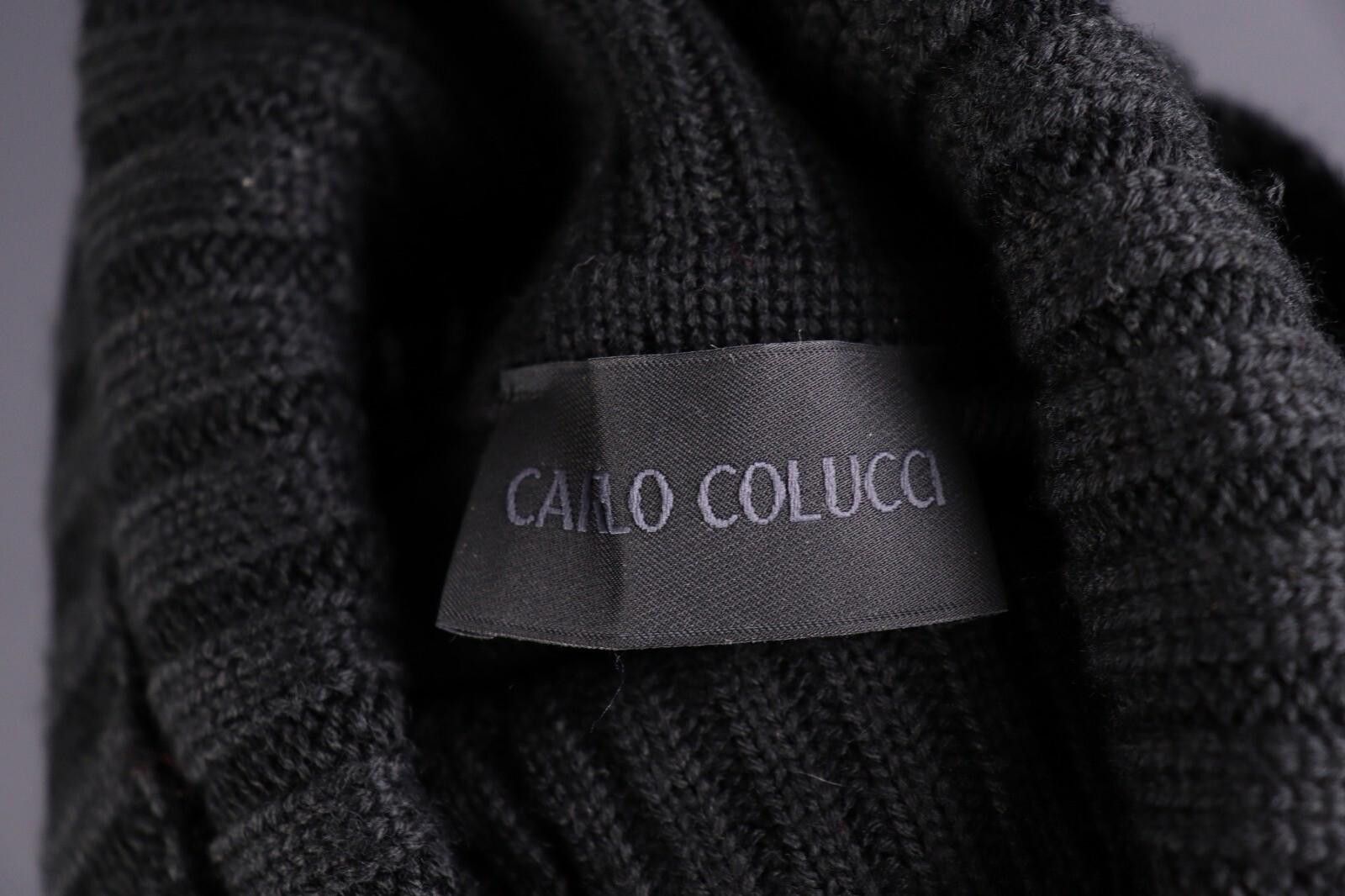 Carlo Colucci Carlo Colucci Black Wool Turtle Neck Knit Sweater Size 42 Size M / US 6-8 / IT 42-44 - 8 Thumbnail