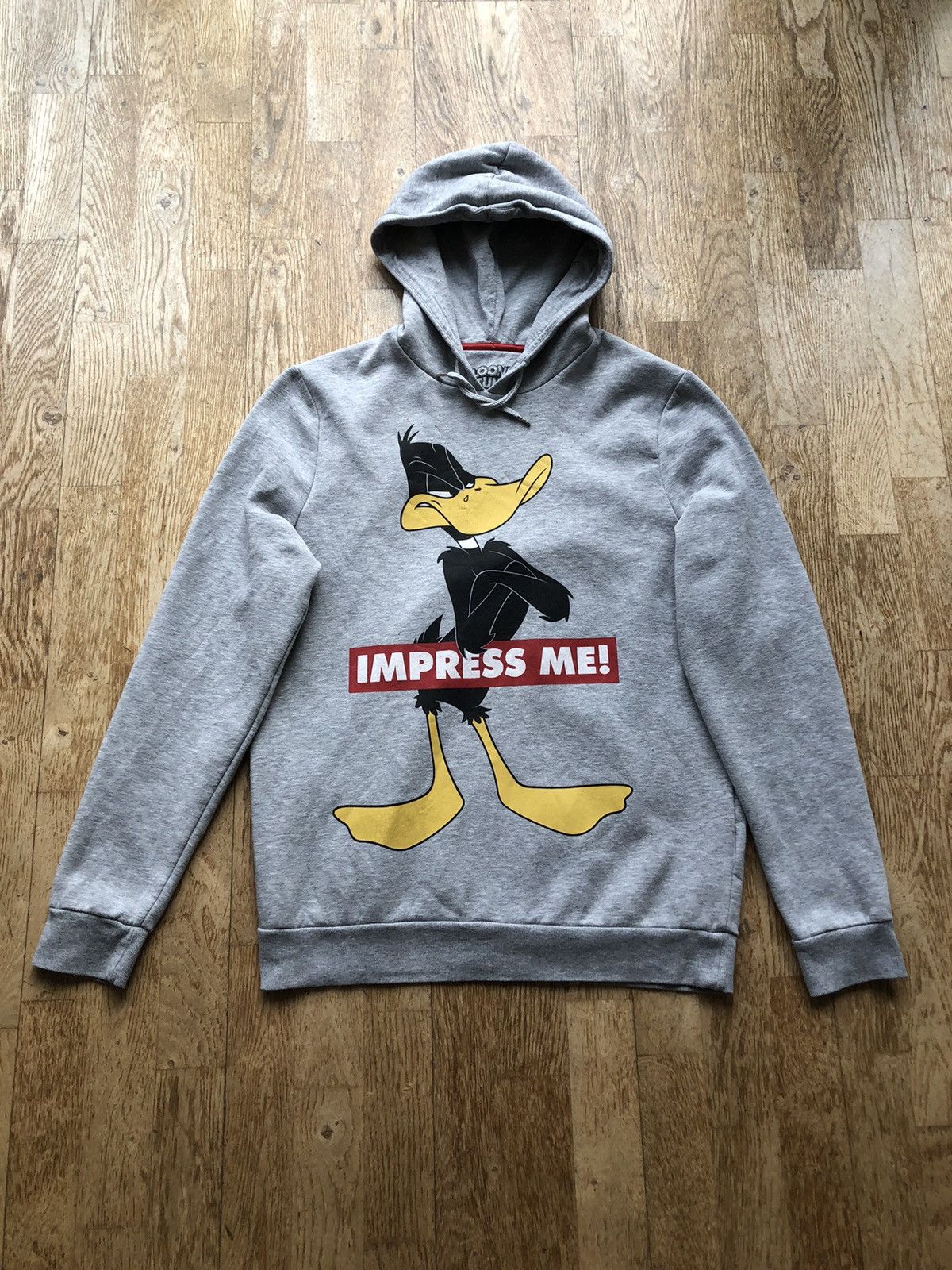 Vintage LOONEY TUNES VINTAGE DUFFY DUCK MOVIE HOODIE Size US L / EU 52-54 / 3 - 1 Thumbnail