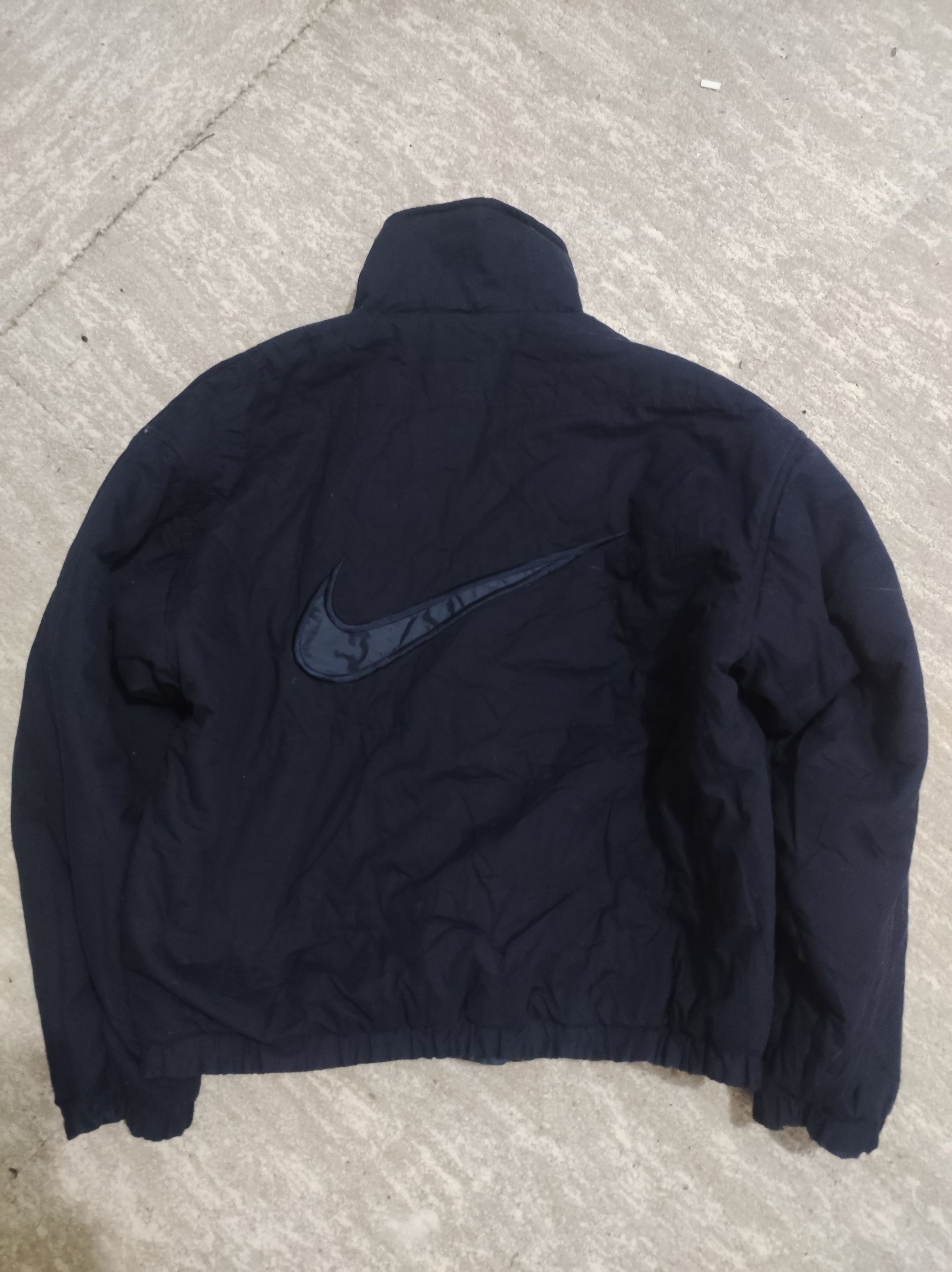 Nike × Vintage 90s reversible quilted Nike big logo Size US M / EU 48-50 / 2 - 3 Thumbnail