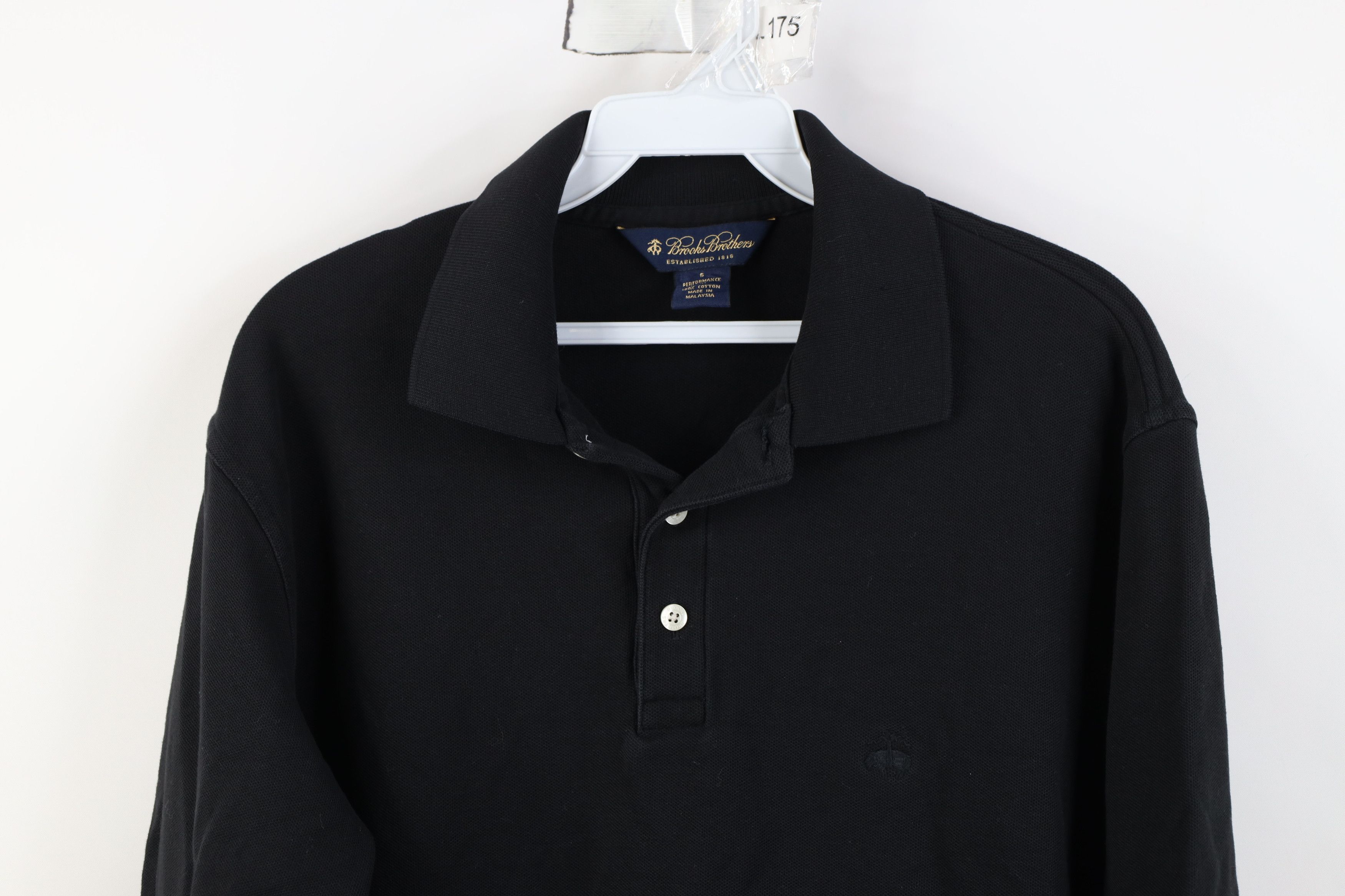 Brooks Brothers Vintage Brooks Brothers Knit Long Sleeve Rugby Polo Size US S / EU 44-46 / 1 - 2 Thumbnail