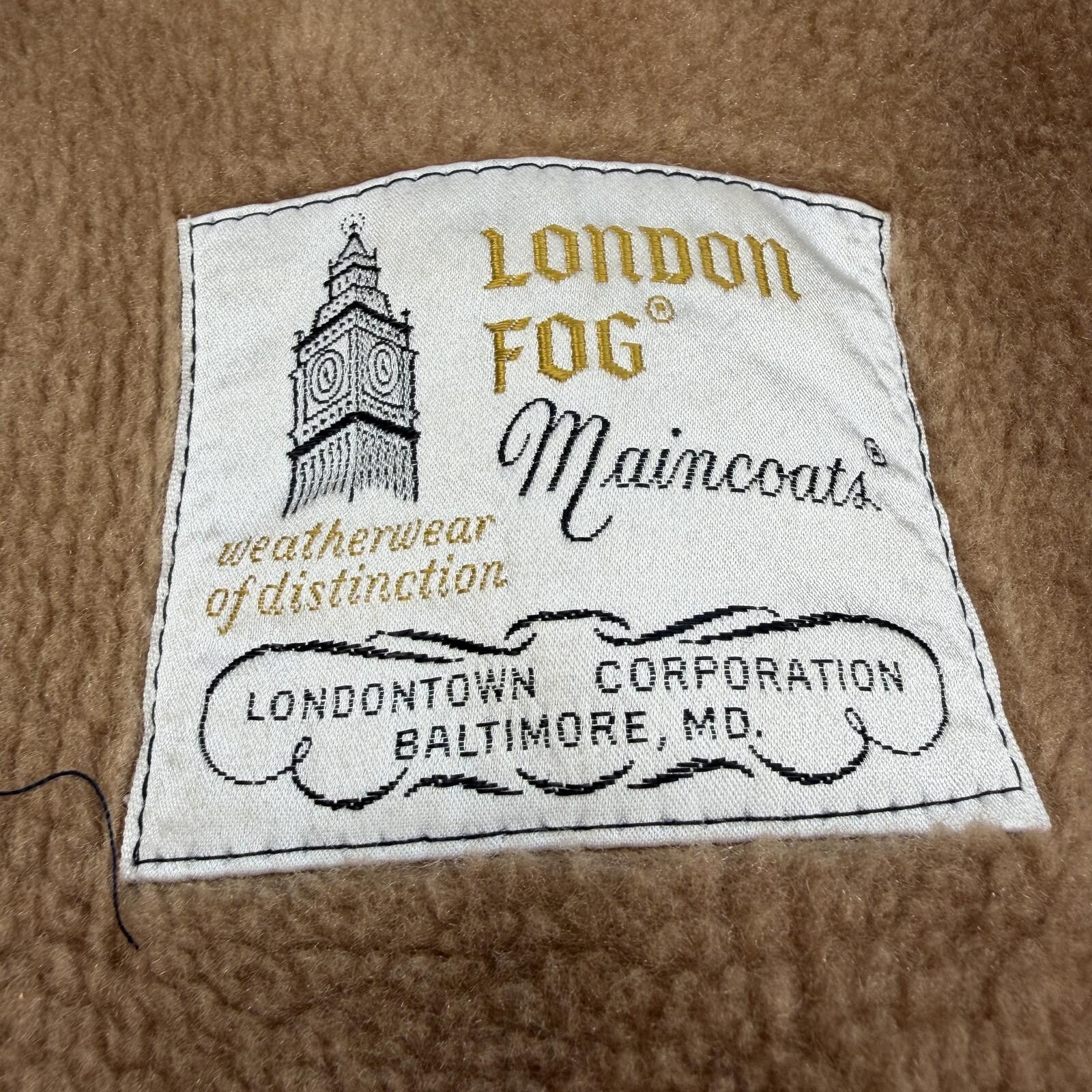 London Fog Vintage London Fog Maincoats Tan Belted Trench Coat USA Size L / US 10 / IT 46 - 5 Thumbnail