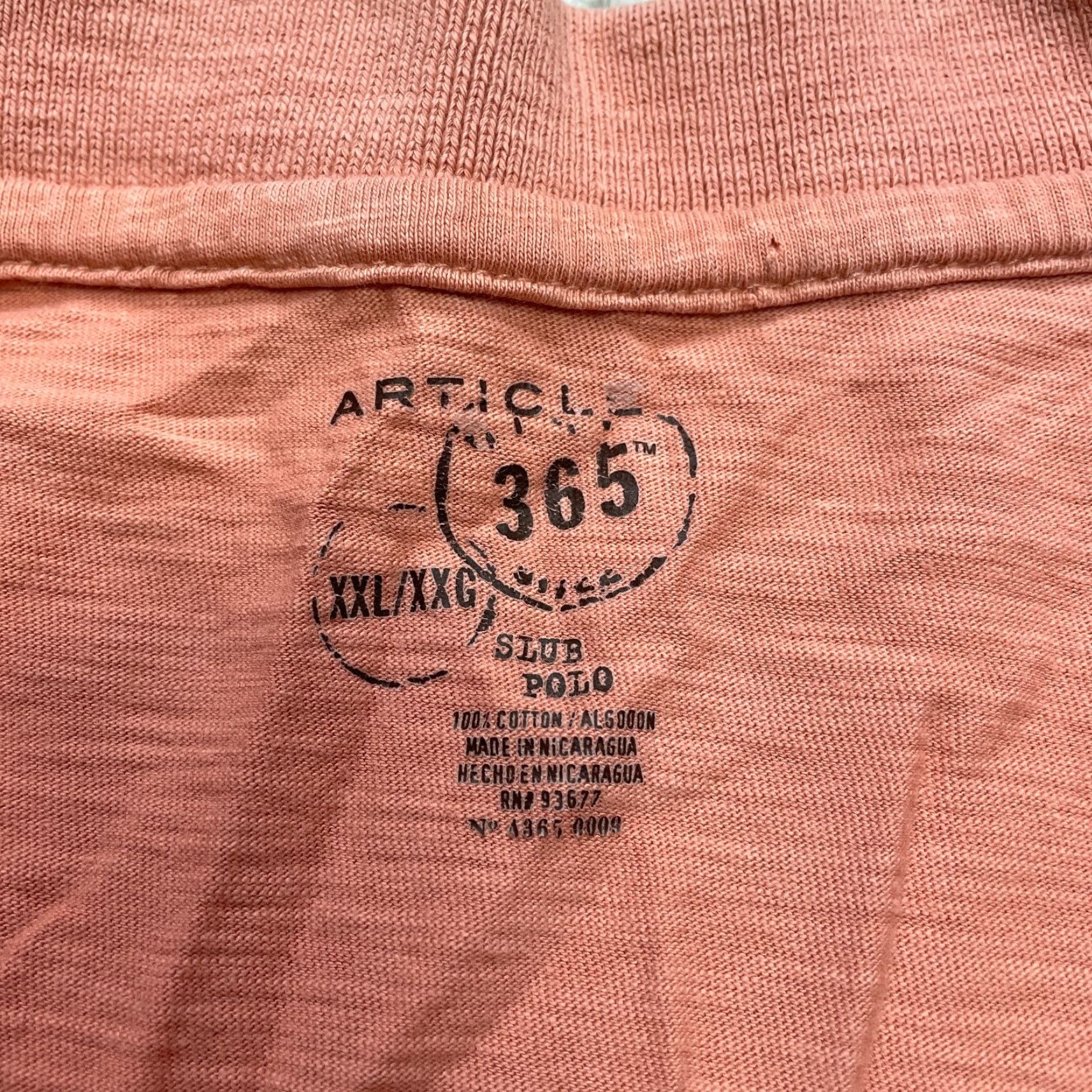 Vintage Article 365 Polo Shirt Mens 2XL Orange Short Sleeve Logo Knit Cotton Casual Shirt Polo Men Orange 2XL Logo 365 Vintage No 90s? Size US XXL / EU 58 / 5 - 2 Thumbnail