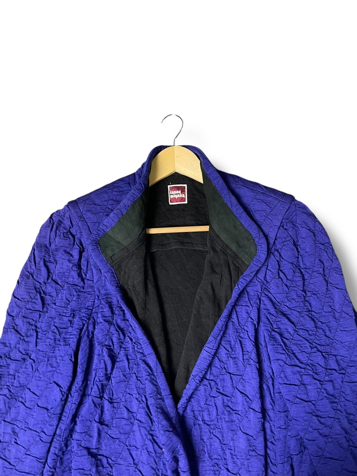 Issey Miyake Vintage x Issey Miyake Crinkle Long Coat (32) Size US S / EU 44-46 / 1 - 5 Thumbnail