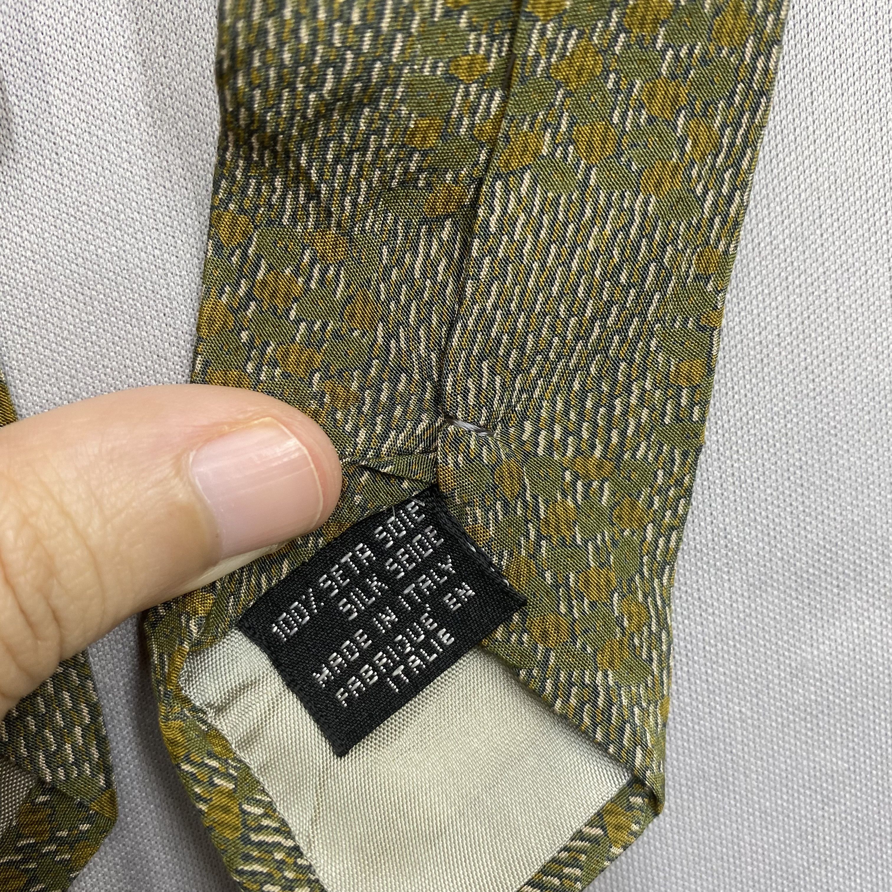 Giorgio Armani Vintage Giorgio Armani SILK Necktie Cravate Pure Silk Size ONE SIZE - 7 Thumbnail