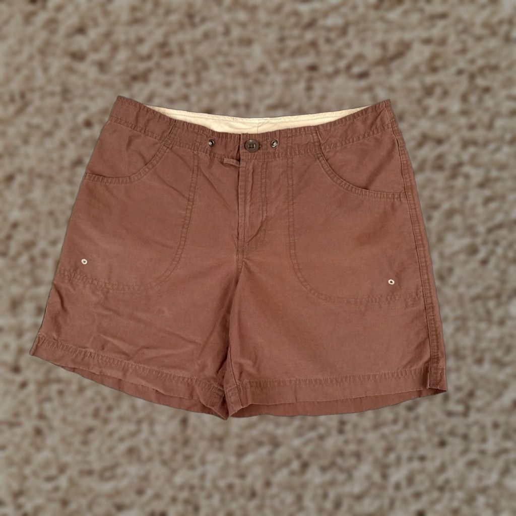 Vintage Columbia Women's Chino Shorts Size 31 Black Cotton Nylon Blend Breathable Hiking Bush Pockets 6in Inseam Size 24" / US 00 / IT 34 - 1 Thumbnail