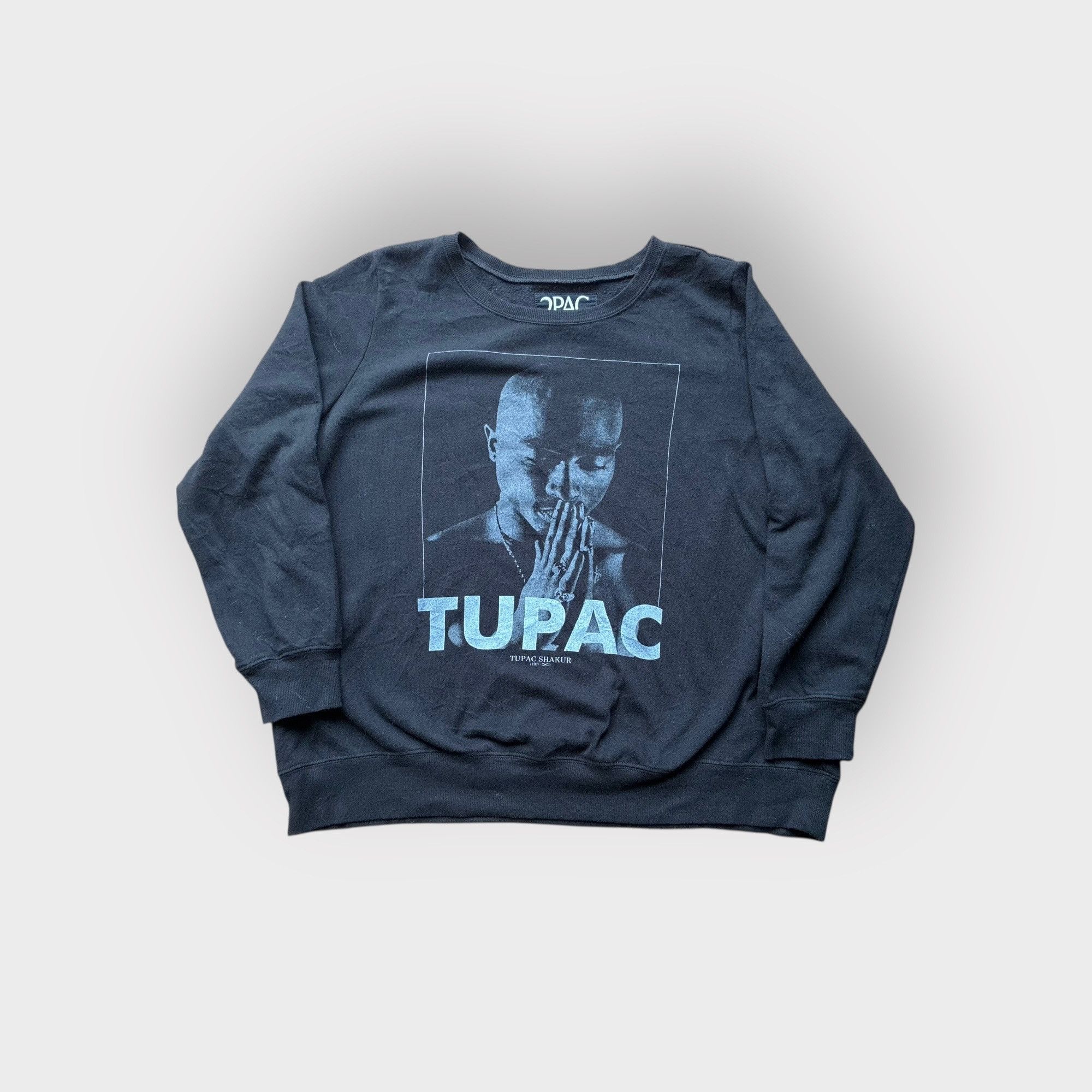 Vintage Tupac Shakur Sweatshirt Size US M / EU 48-50 / 2 - 1 Thumbnail