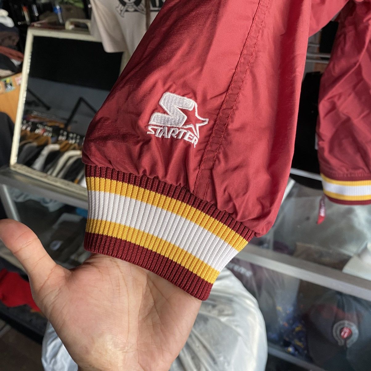 Starter Vintage Starter Pro Line Washington Redskins Pullover Jacket Size US L / EU 52-54 / 3 - 8 Thumbnail