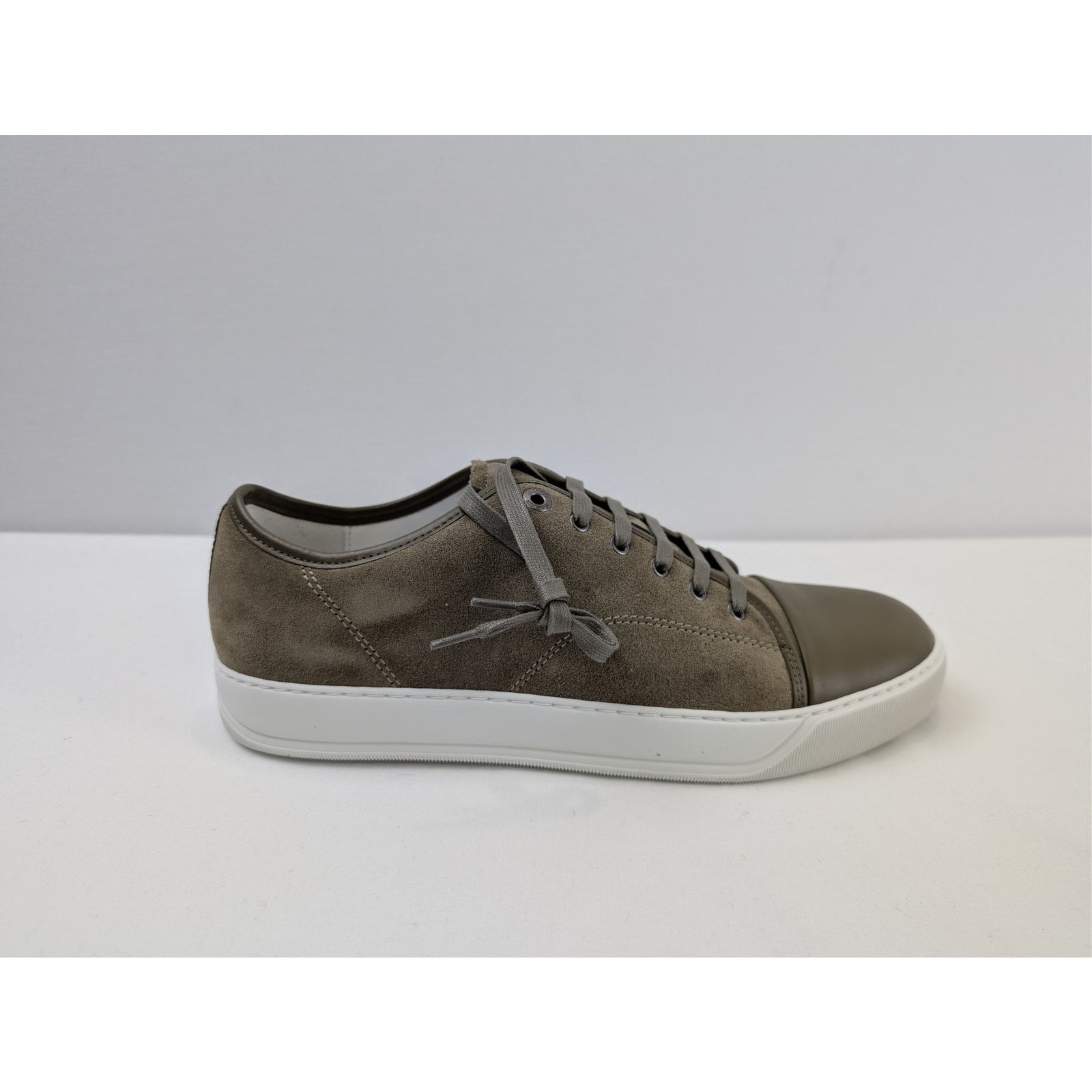 Lanvin o1rshd1 DBB1 Sneakers Shoe in Brown/White Size US 11 / EU 44 - 4 Thumbnail