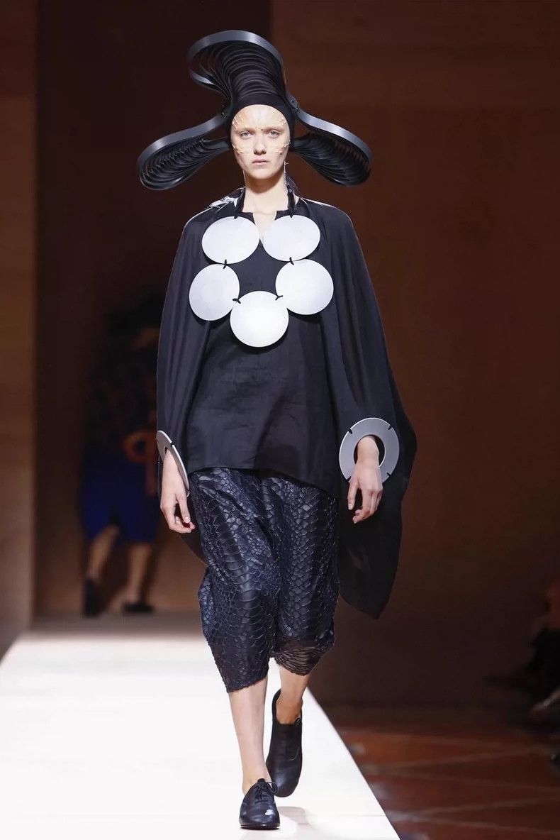 Junya Watanabe Junya Watanabe SizeS 16SS snake-patterned leather wide-leg Size 25" / US 0 / IT 36 - 9 Thumbnail