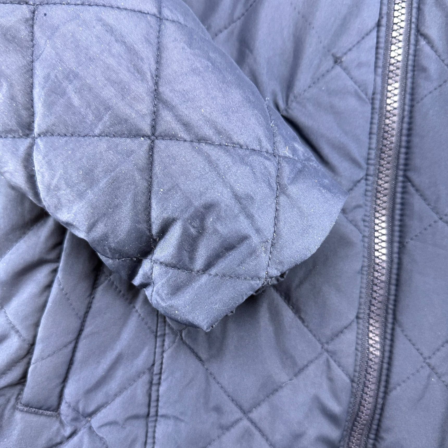 Vintage Columbia Jacket Womens XS Blue Navy Parka Quilted Hooded Sherpa Lined Polyester Jacket Kid: No Size XS / US 0-2 / IT 36-38 - 2 Thumbnail