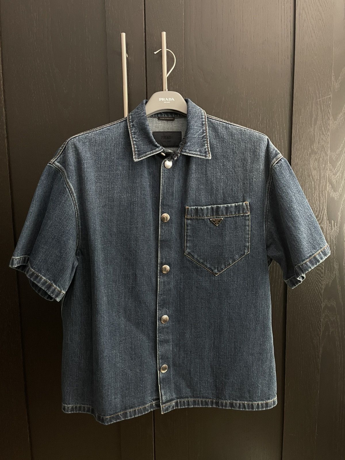 Prada Denim Shirt Size US S / EU 44-46 / 1 - 1 Thumbnail