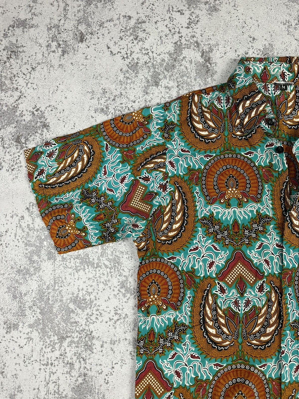 Vintage Indonesian Batik Shirt Vintage Tribal Pattern Size US S / EU 44-46 / 1 - 3 Thumbnail
