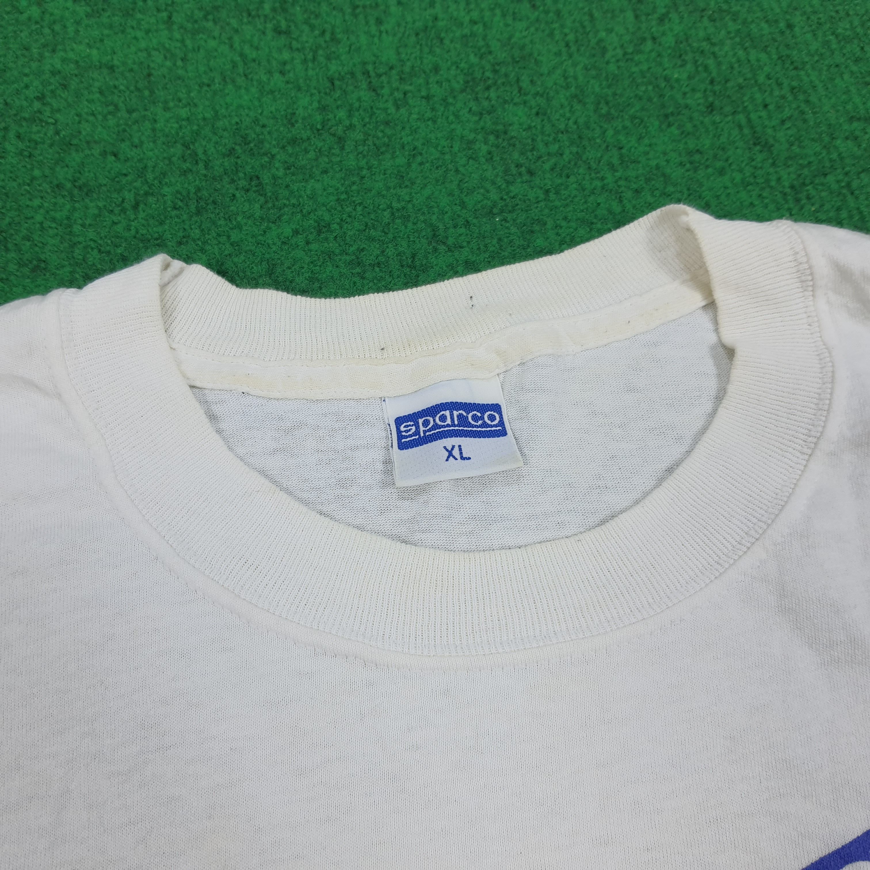 Vintage Vintage Sparco Formula One F1 Motorsports Racing Tshirt Size US XXL / EU 58 / 5 - 4 Thumbnail