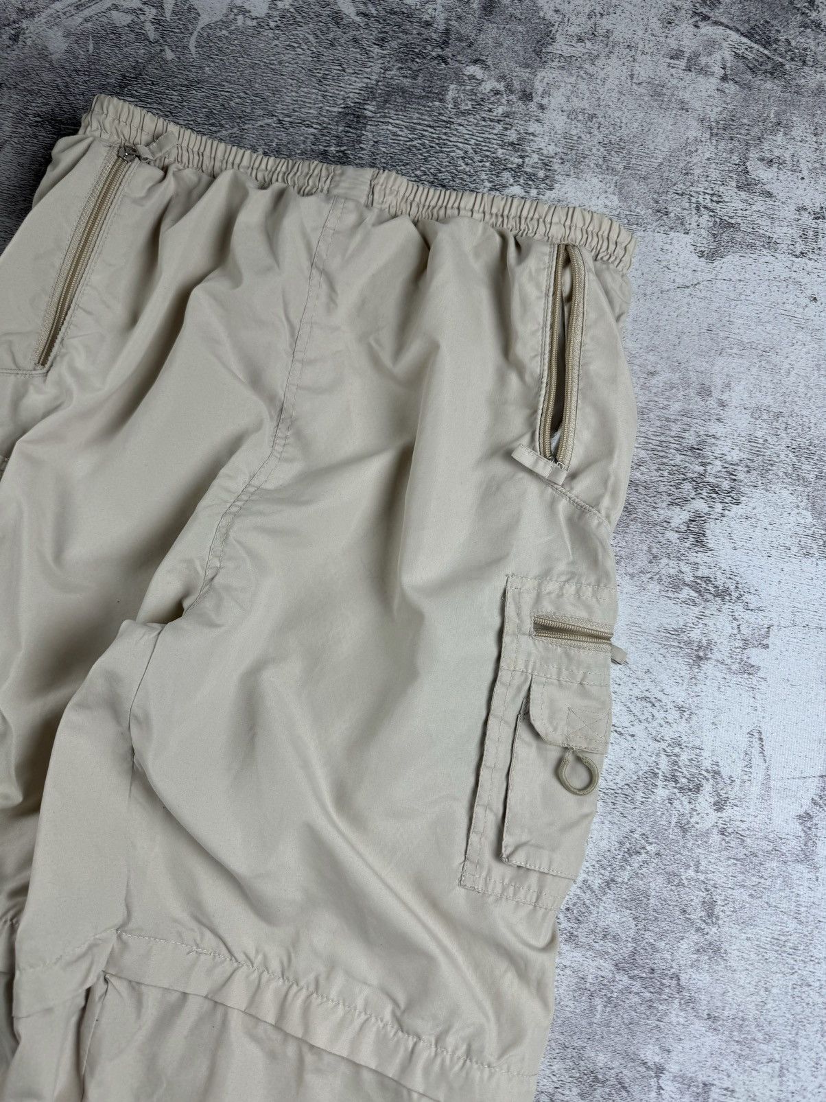 Japanese Brand Baggy Ling Lang 3 in 1 Rap Nylon Sweatpants Track Trousers Size US 34 / EU 50 - 7 Thumbnail