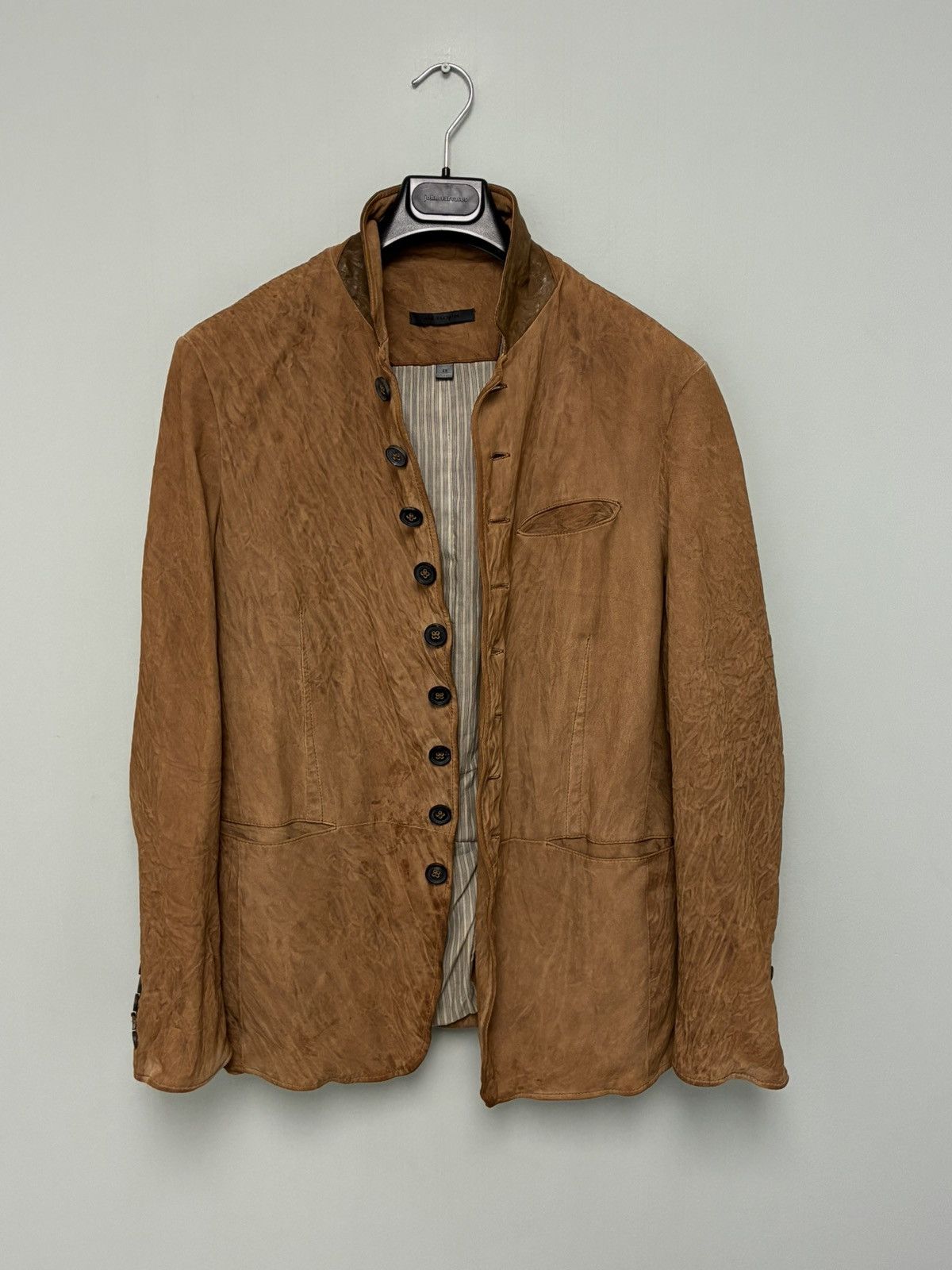 John Varvatos Woodward Multibutton Sheepskin Jacket EU 48 USA 38 Size US M / EU 48-50 / 2 - 7 Thumbnail
