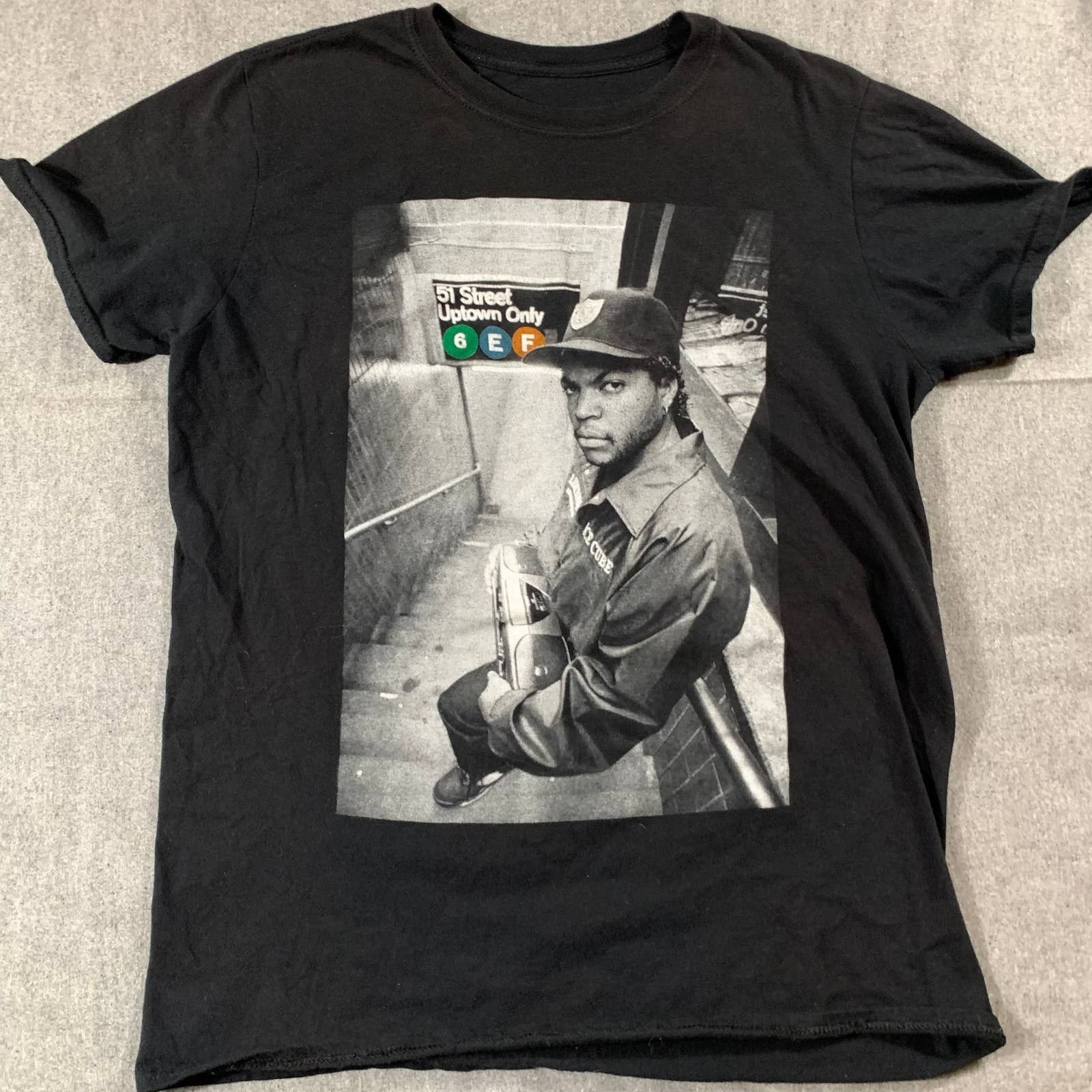 Other Ice Cube Shirt Women Medium Black Short Sleeve Size M / US 6-8 / IT 42-44 - 1 Thumbnail