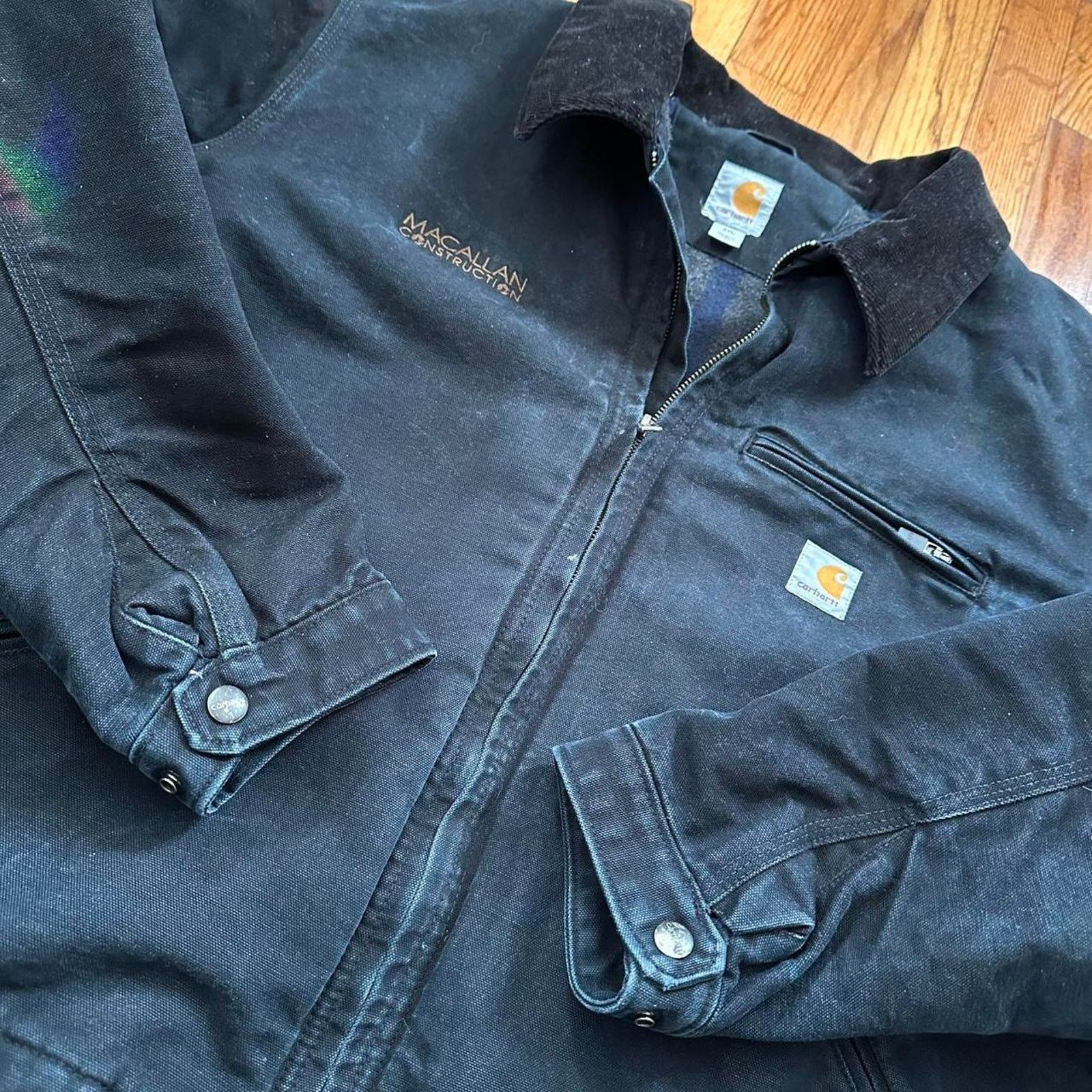 Carhartt Carhartt Detroit Jacket Blanket Lined Corduroy Collar 2XL Size US XXL / EU 58 / 5 - 3 Thumbnail