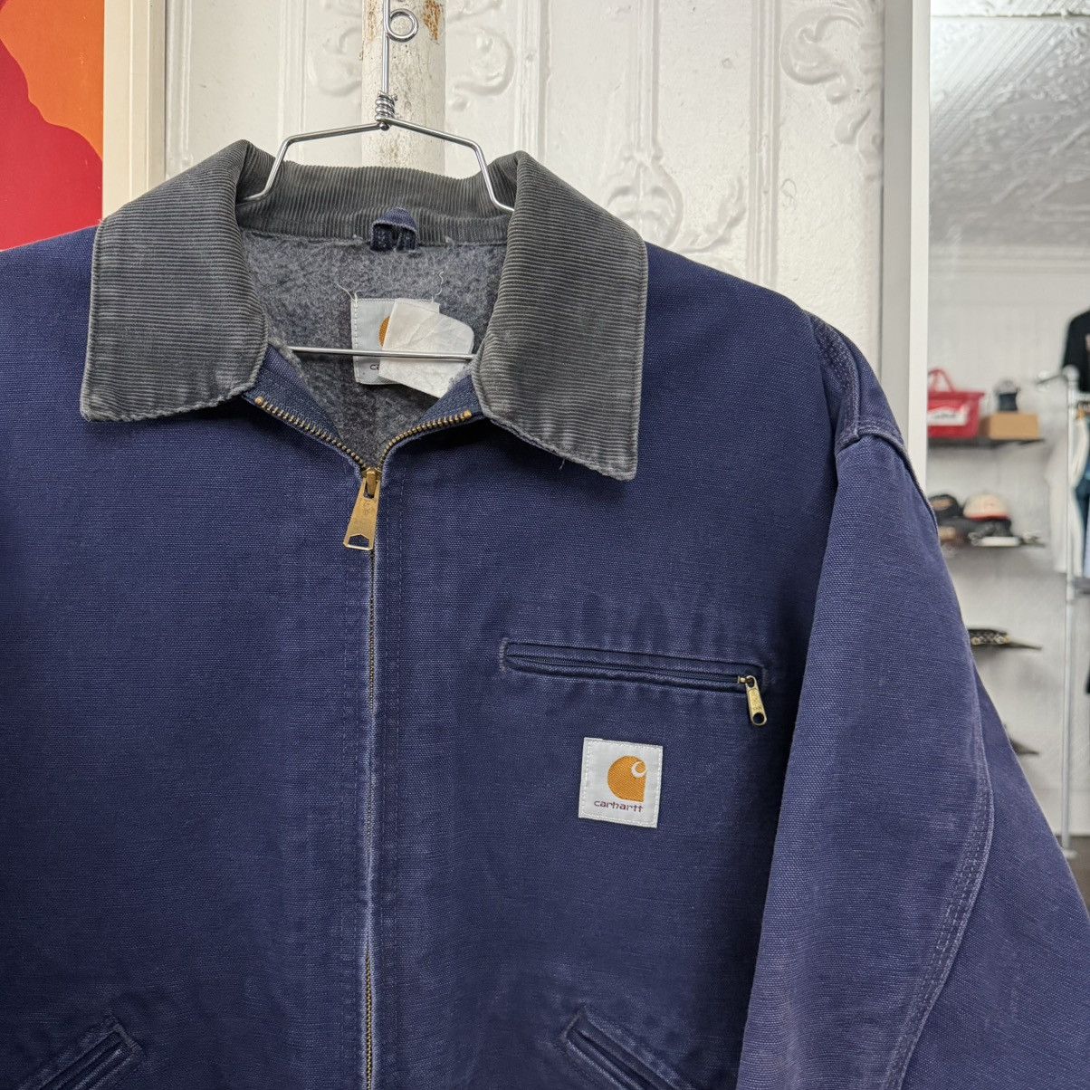 Carhartt 1990s Carhartt blue Detroit jacket, blanket lined Size US L / EU 52-54 / 3 - 2 Thumbnail