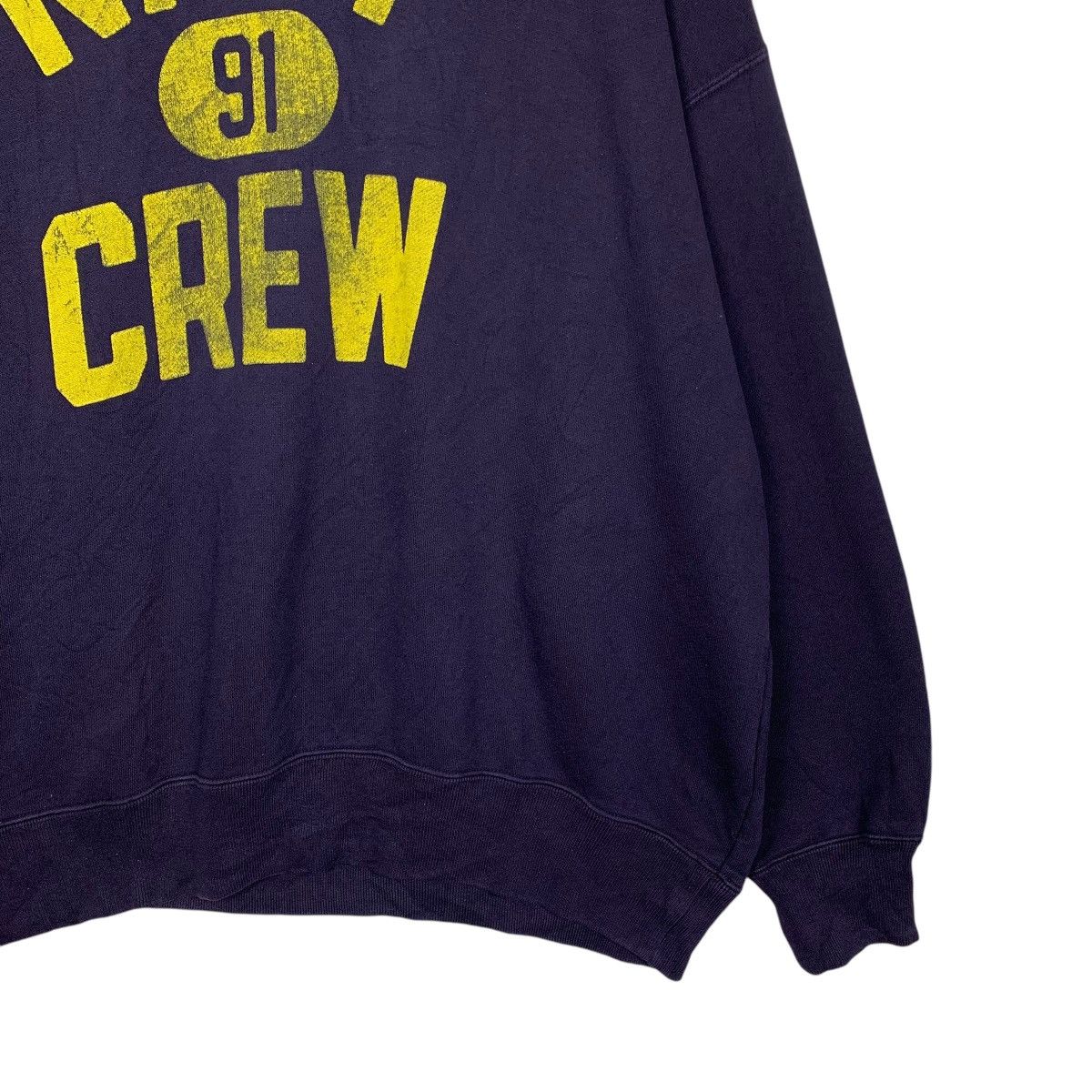 Japanese Brand NAVY CREW Big Logo R JUBILEE Sweatshirts #1758-C78 Size US M / EU 48-50 / 2 - 4 Thumbnail