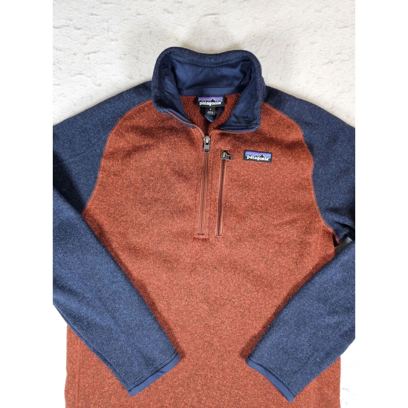 Patagonia Patagonia Better Sweater Fleece 1/4 Zip Jumper Pullover Mens S Orange Size US S / EU 44-46 / 1 - 2 Thumbnail