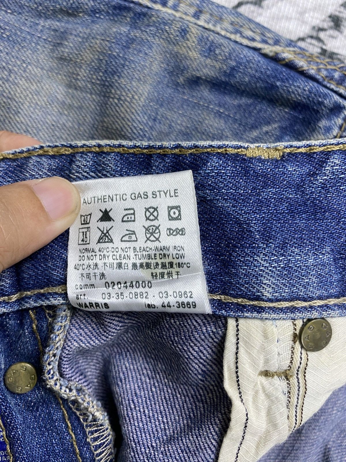 GAS Vintage GAS Denim Pants Size US 31 - 15 Thumbnail