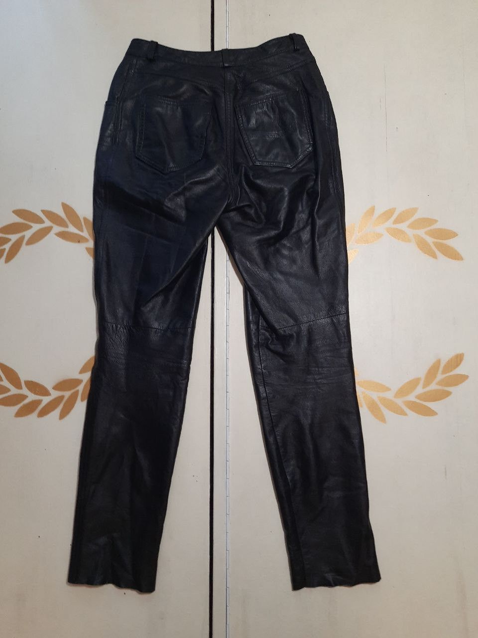 Genuine Leather Genel London Leather Pants size UK8 Size 27" / US 4 / IT 40 - 12 Thumbnail