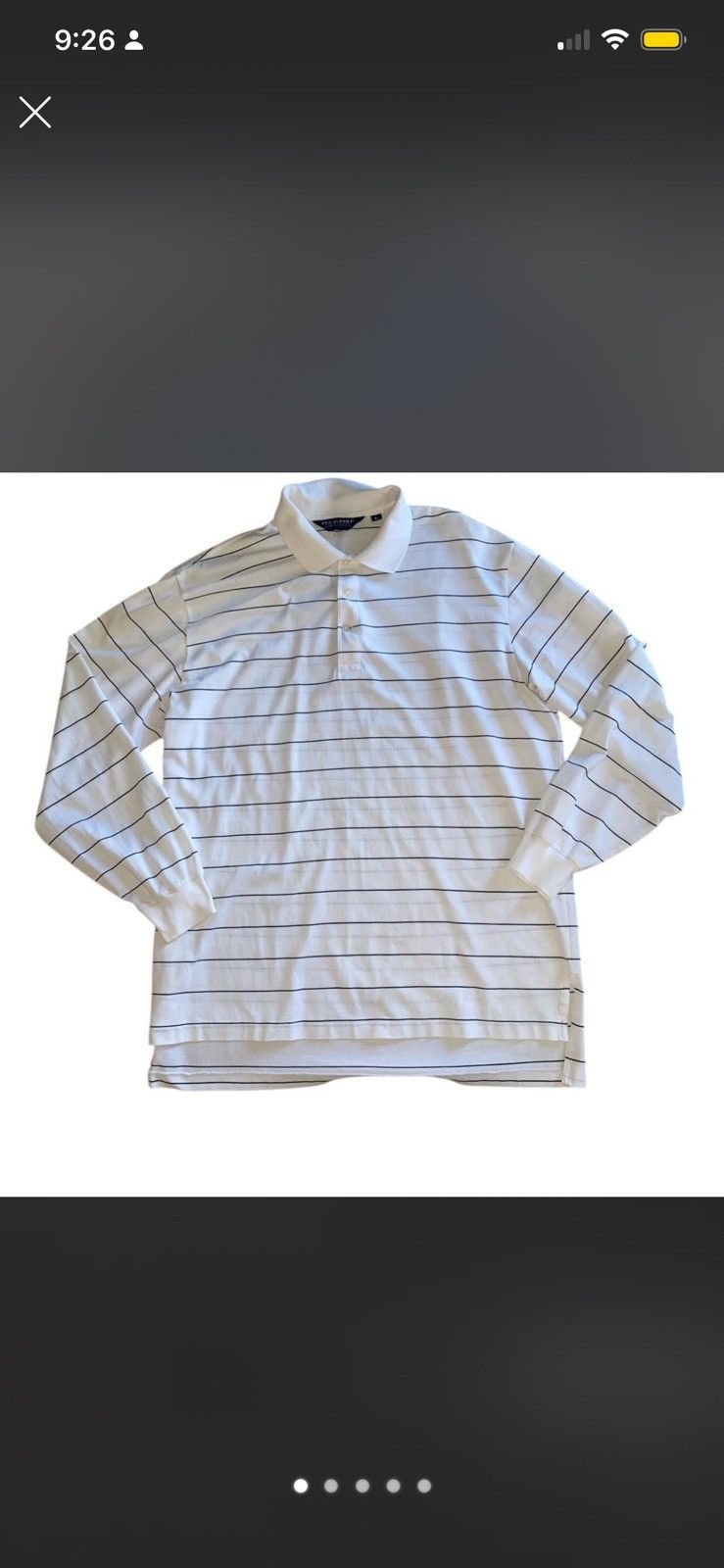 Polo Ralph Lauren Polo White Black Stripe Longsleeve Size US L / EU 52-54 / 3 - 1 Thumbnail