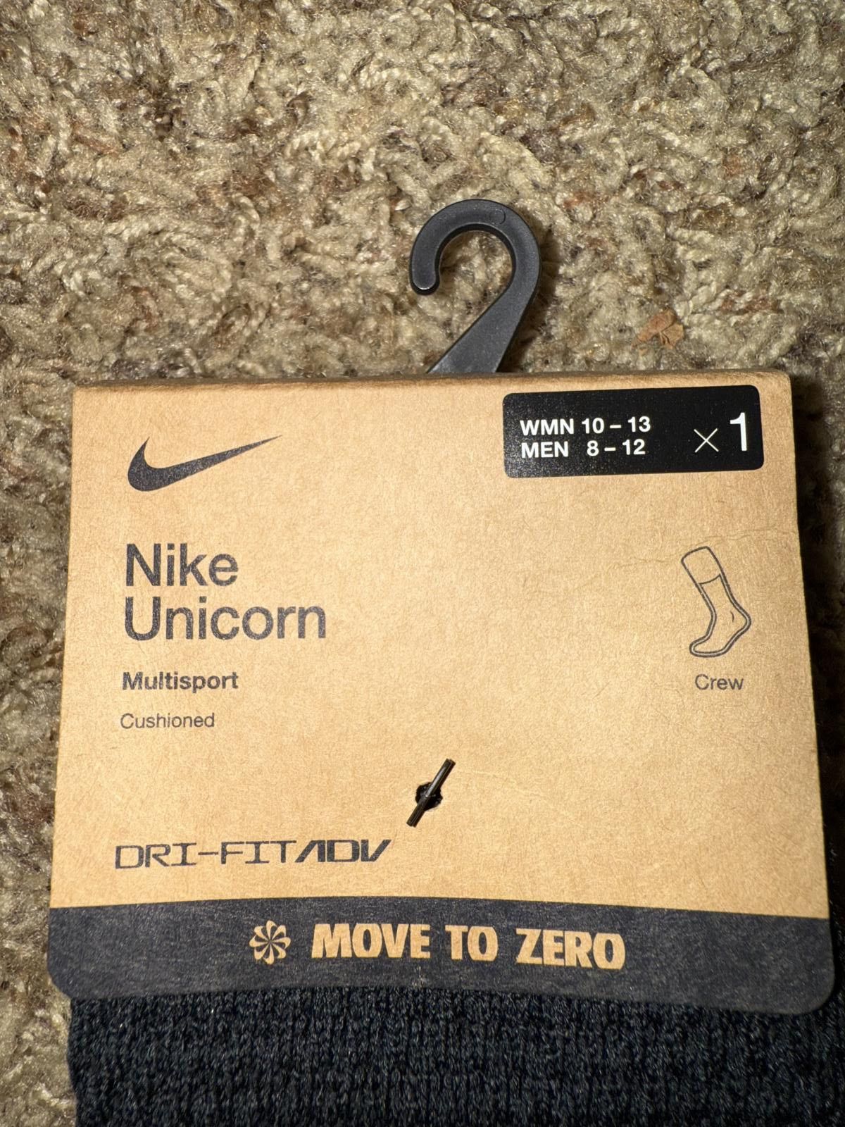Nike RAFA NADAL ISSUED Nike Unicorn Dri-FIT ADV Cushioned No-Show Socks 1 Pair Sample Size ONE SIZE - 2 Thumbnail