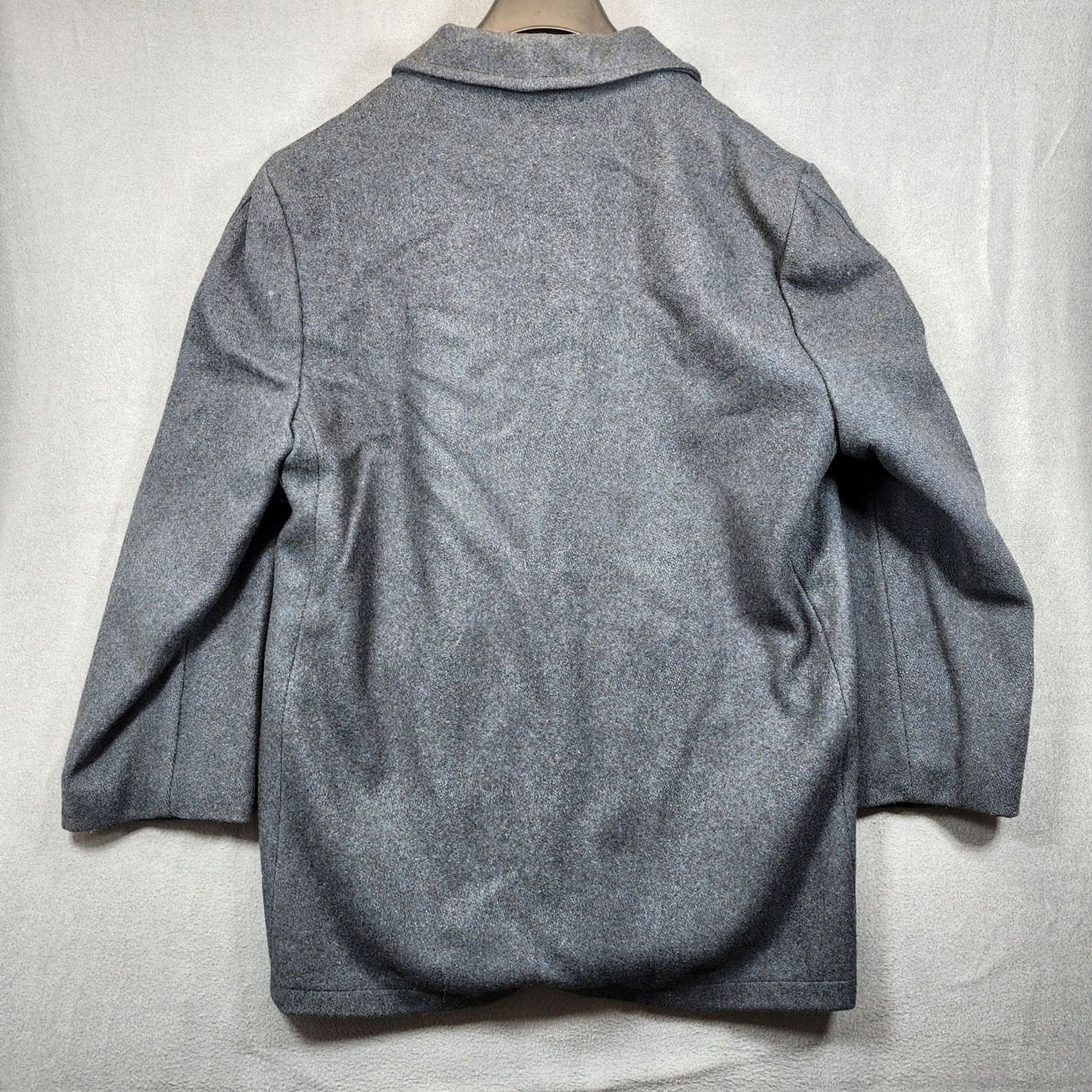 Vintage VINTAGE Towncraft Penneys Coat Mens 44 Navy Blue Lined Grandpa 60s 70s Size US S / EU 44-46 / 1 - 2 Thumbnail