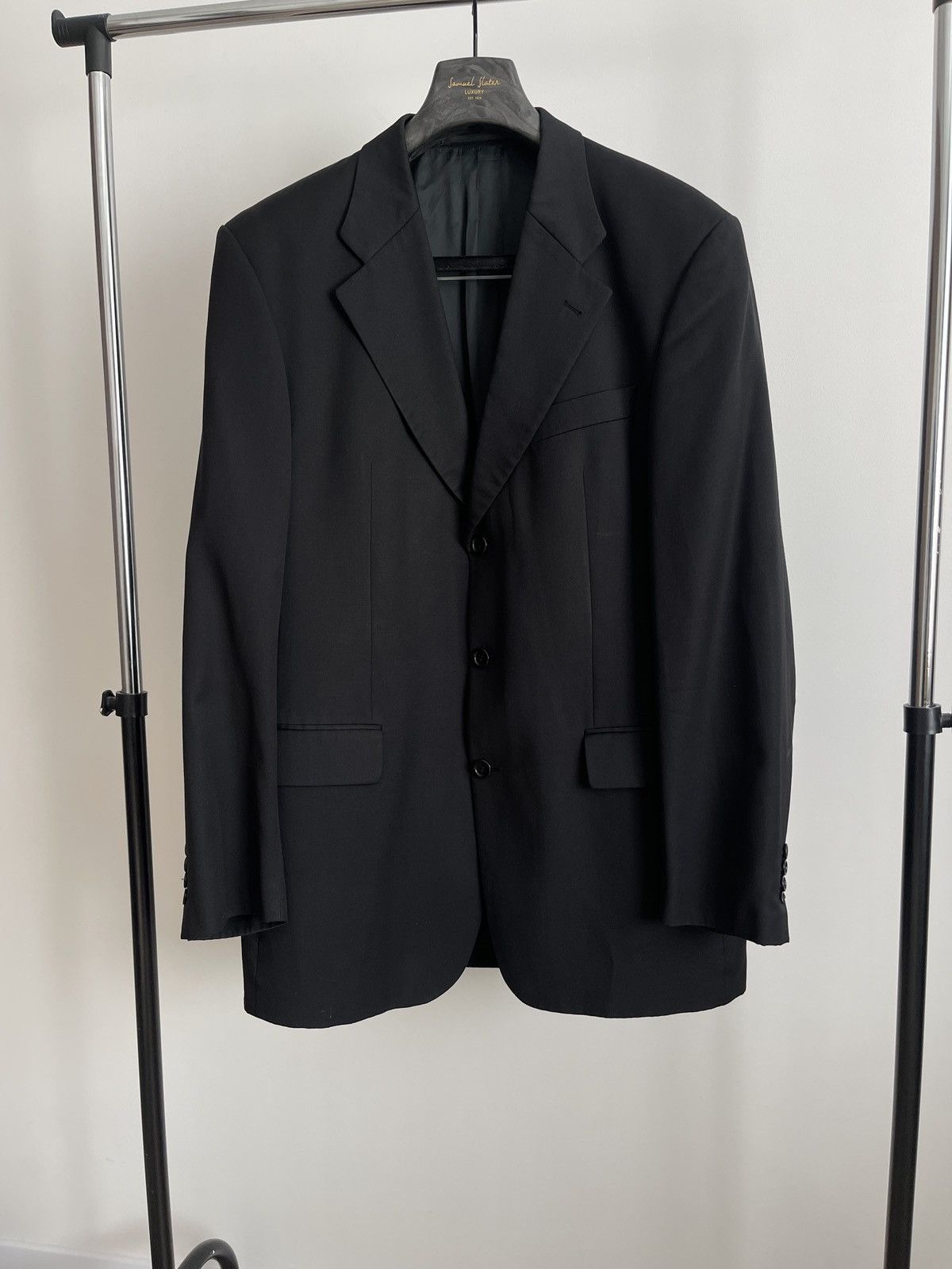 Hugo Boss Vintage hugo boss black blazer mens classic jacket 46L Size 44L - 1 Thumbnail