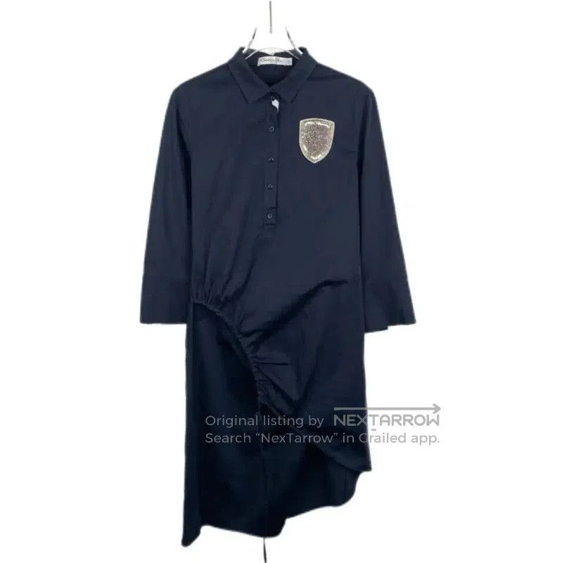 Dior Dior Blue Cotton Dress for Women . Size XXS / US 00 / IT 34 - 1 Thumbnail