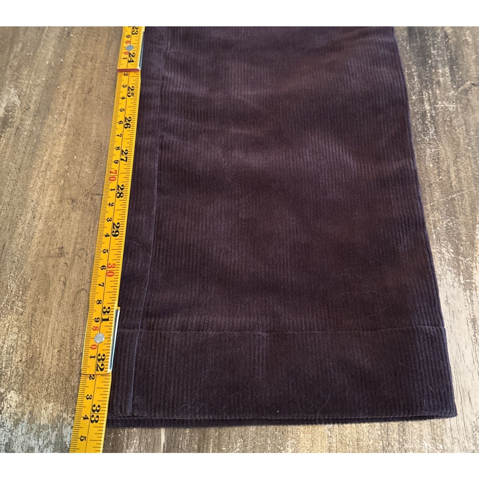 Staud STAUD Women Chisel Corduroy Pants Mahogany Straight HighRise Size 26" / US 2 / IT 38 - 5 Thumbnail