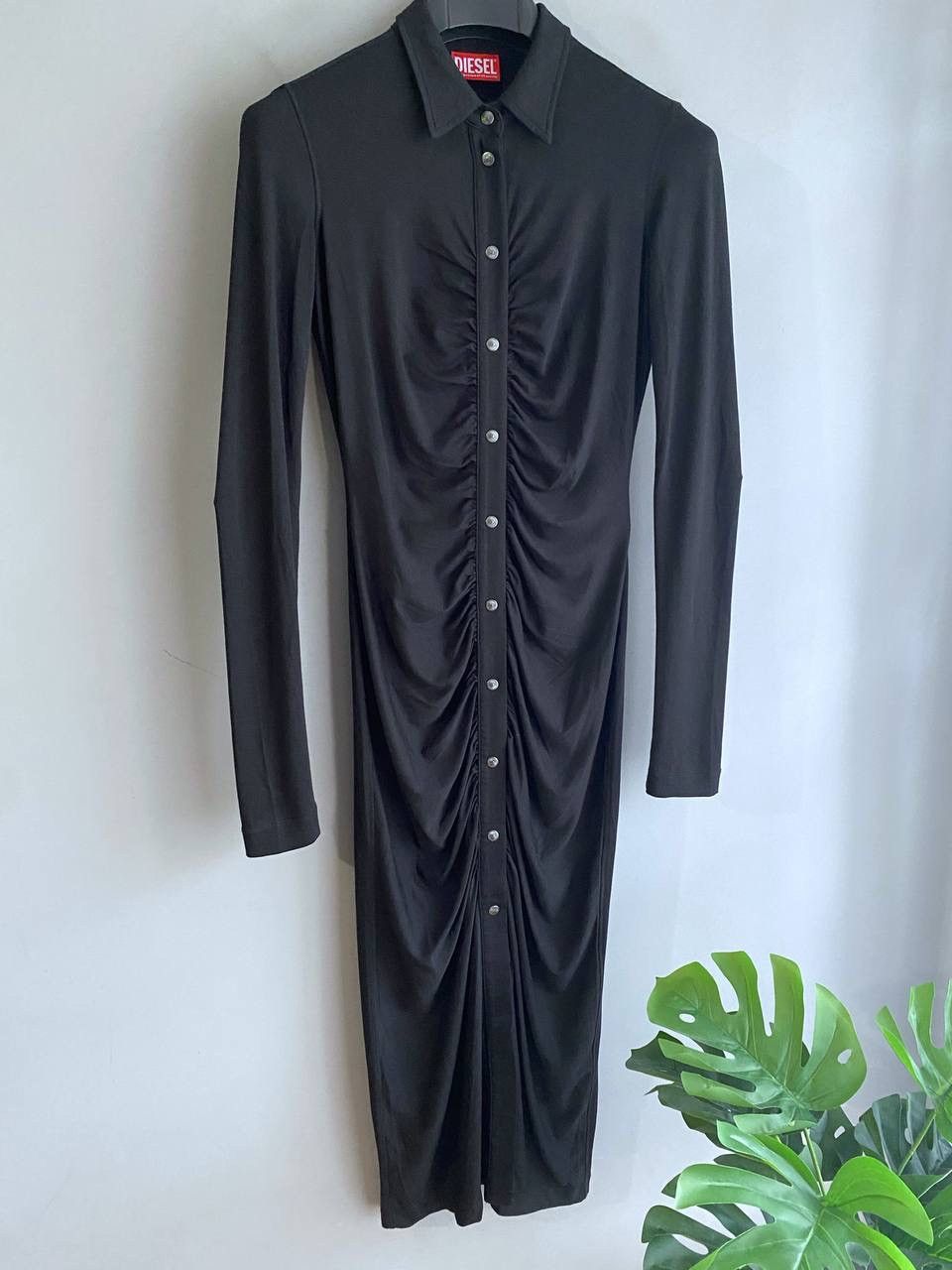 Diesel Diesel D-Artemis Women's Black Knit Maxi Dress, Size S Size S / US 4 / IT 40 - 2 Thumbnail
