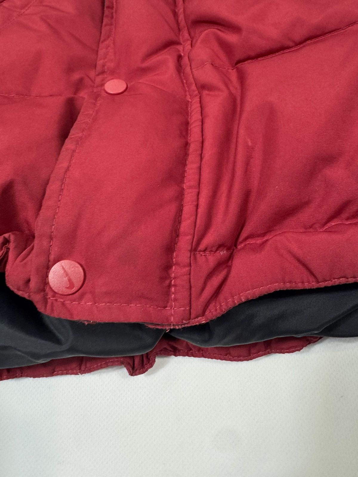 Nike Vintage 90s Nike Big Swoosh Puffer Down Jacket Size US S / EU 44-46 / 1 - 8 Thumbnail