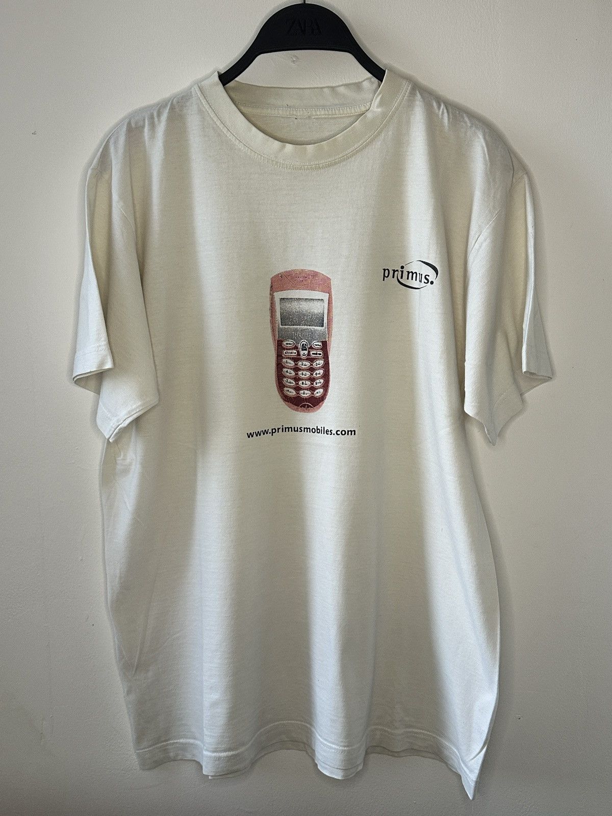 Vintage Vintage Primus Mobiles Y2K Tech T-Shirt Size US L / EU 52-54 / 3 - 1 Thumbnail