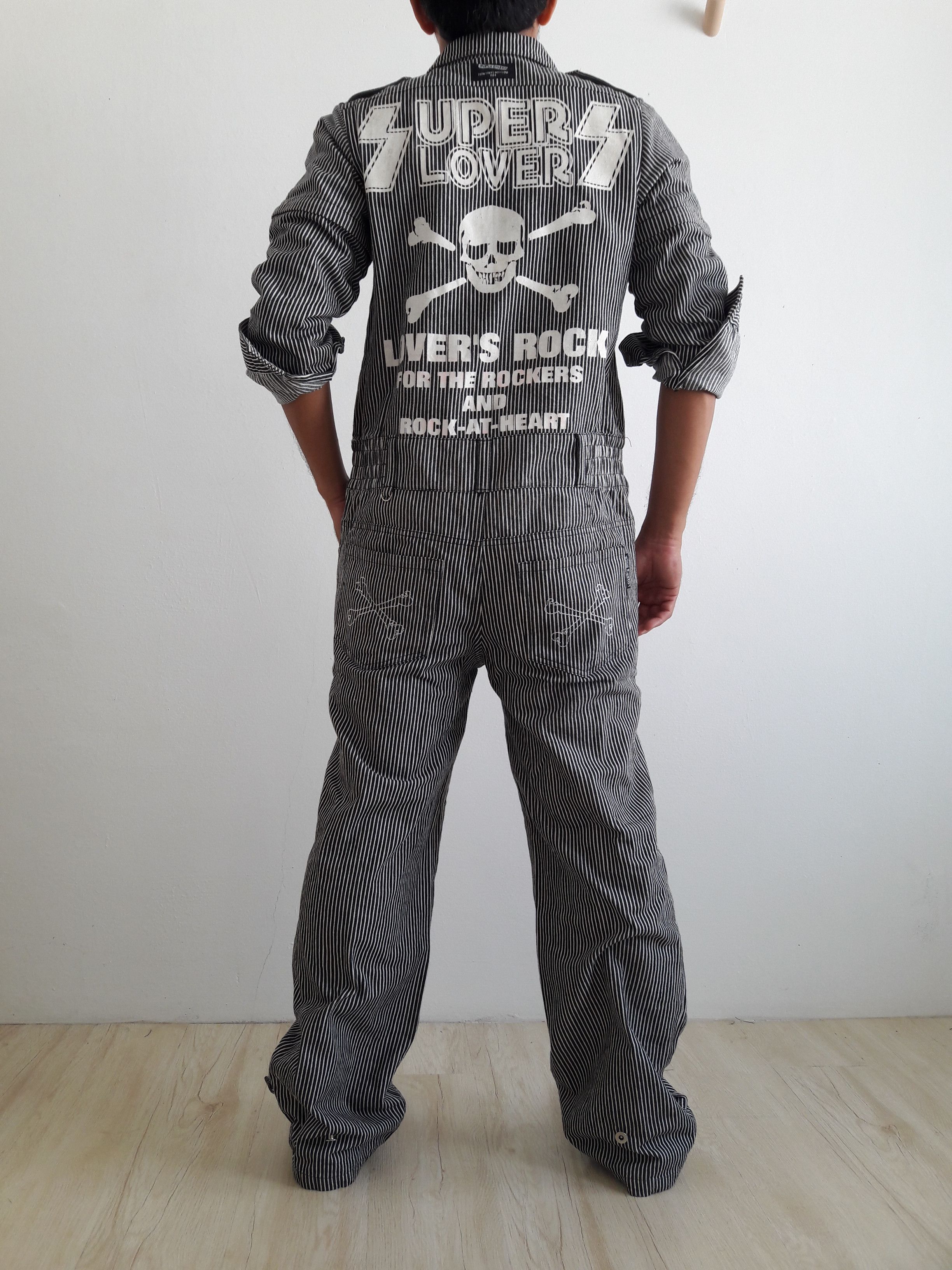 Tornado Mart ☠️ Lovers rock by super lovers punk rock overall jumpsuits Size US 30 / EU 46 - 4 Thumbnail